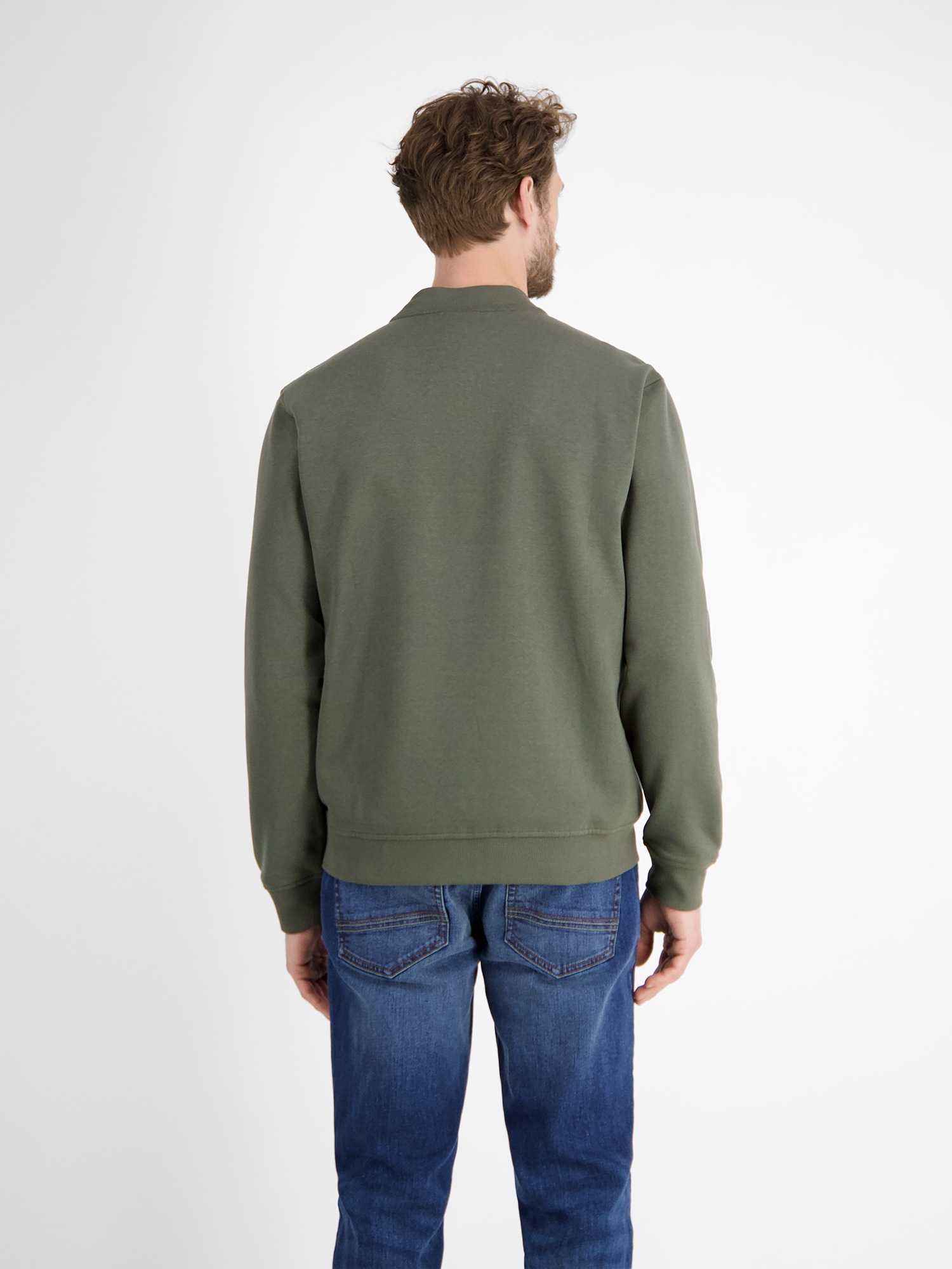 LERROS Sweatjacke "LERROS College-Sweatjacke für Herren" günstig online kaufen