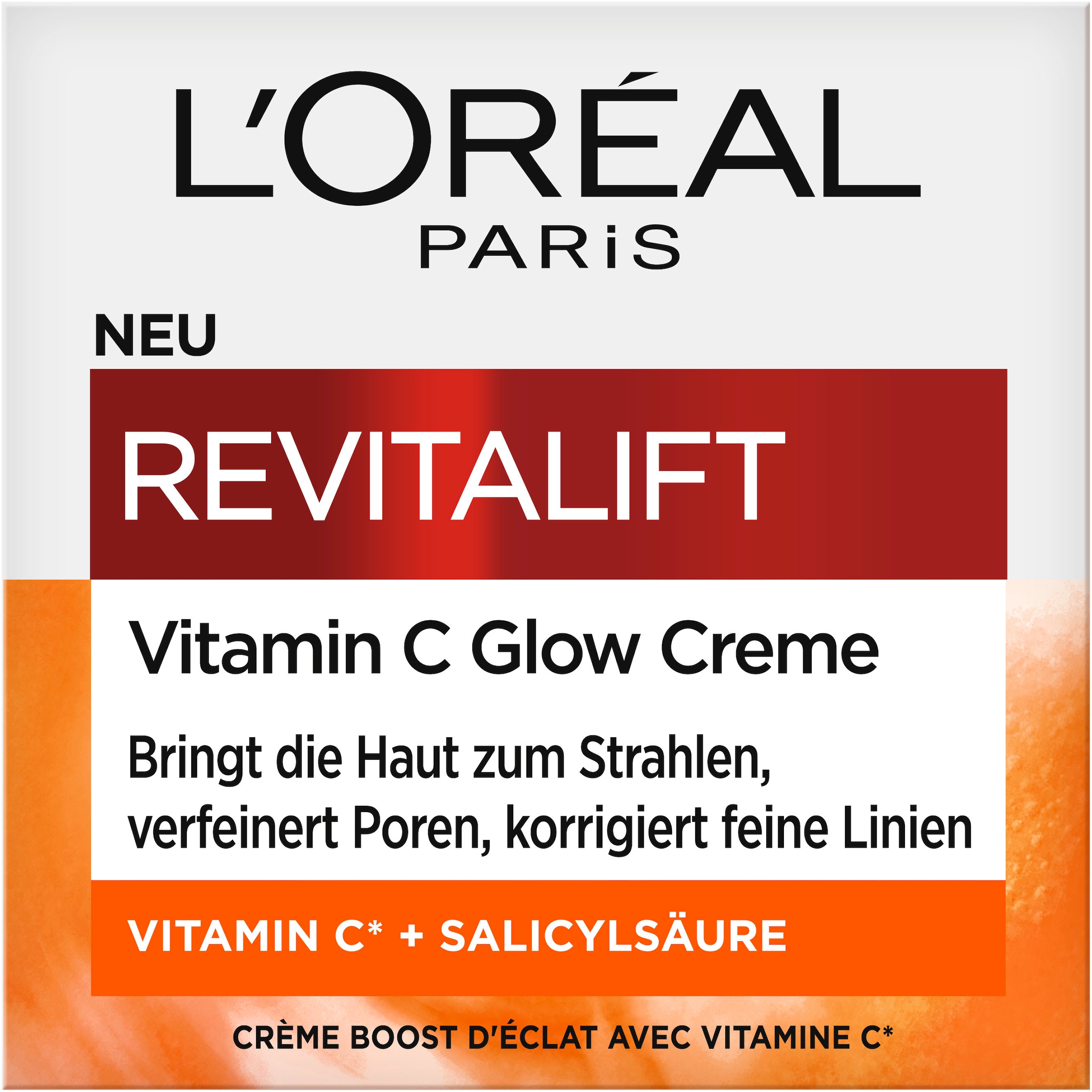 L'ORÉAL PARIS Gesichtsgel »RevitaLift Vitamin C Glow Creme«, mit Vitamin C