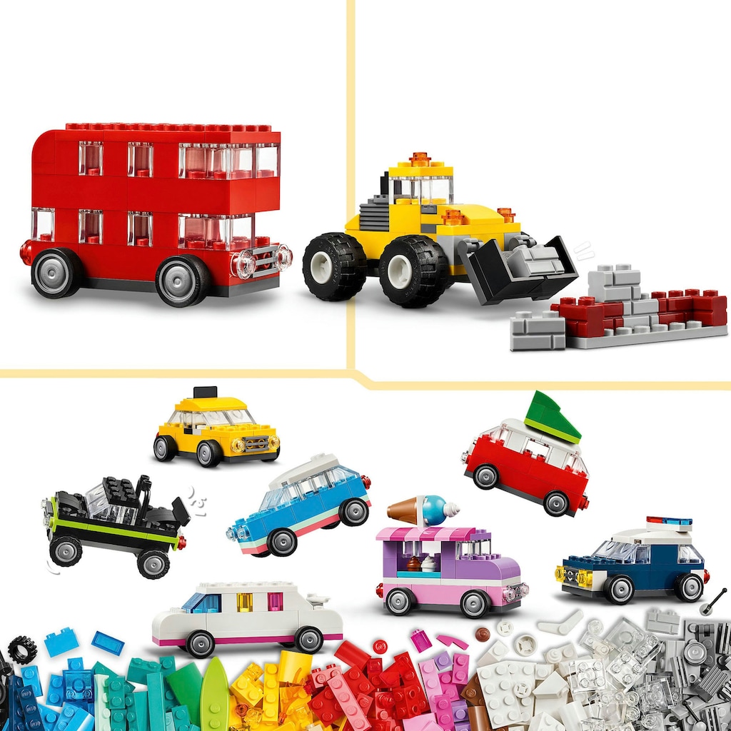 LEGO® Konstruktionsspielsteine »Kreative Fahrzeuge (11036), LEGO Classic«, (900 St.), Made in Europe