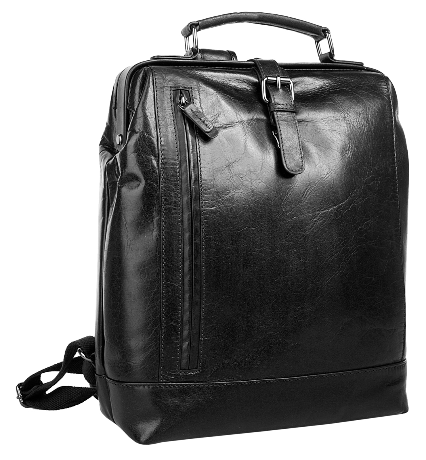 X-Zone Laptoprucksack, echt Leder