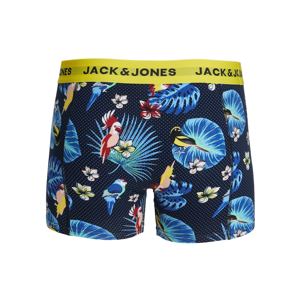 Jack & Jones Trunk »JACFLOWER BIRD TRUNKS 3 PACK NOOS«, (Packung, 3 St.)