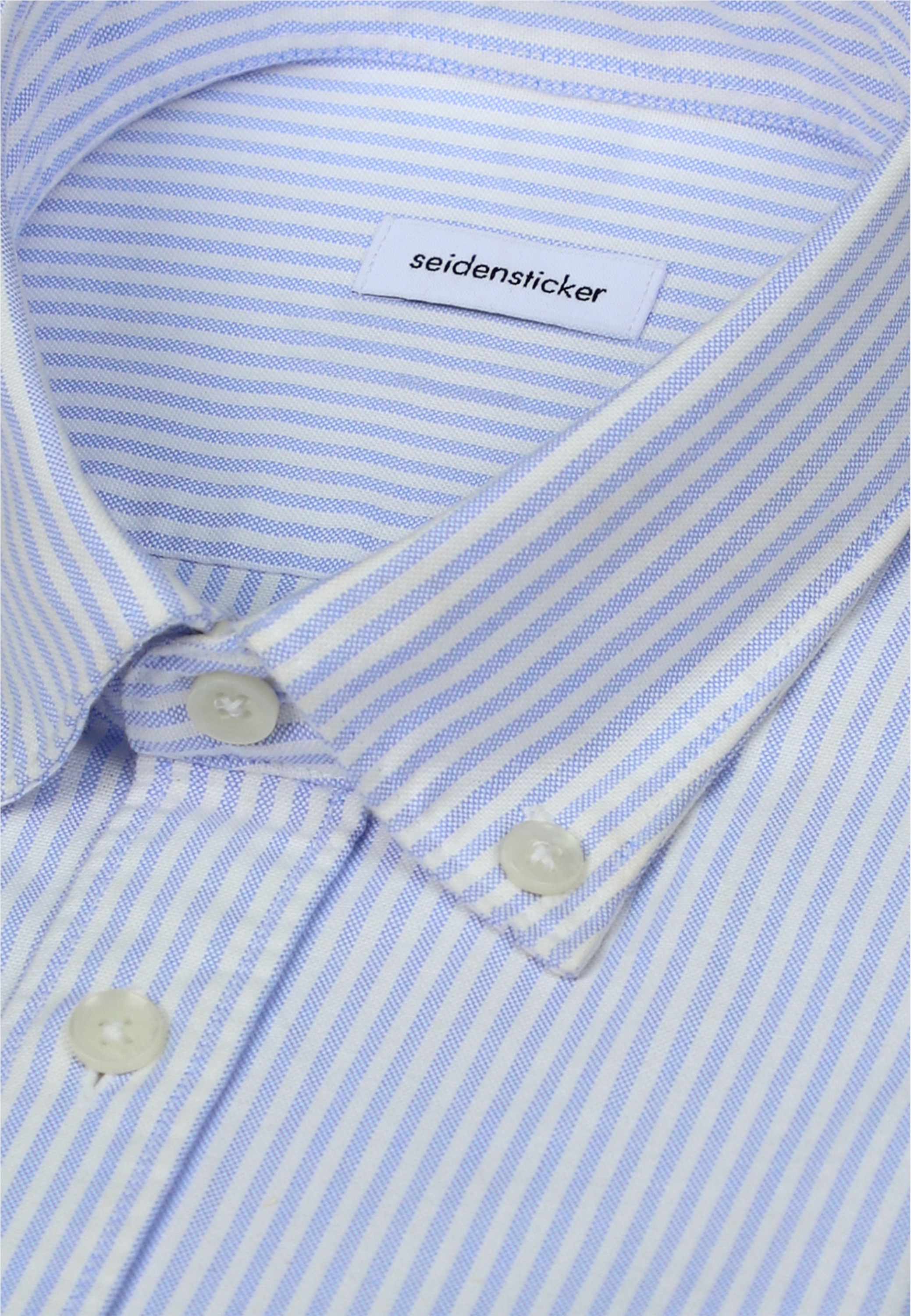seidensticker Businesshemd Regular 1/1 Button-Down-Kragen Gestreift