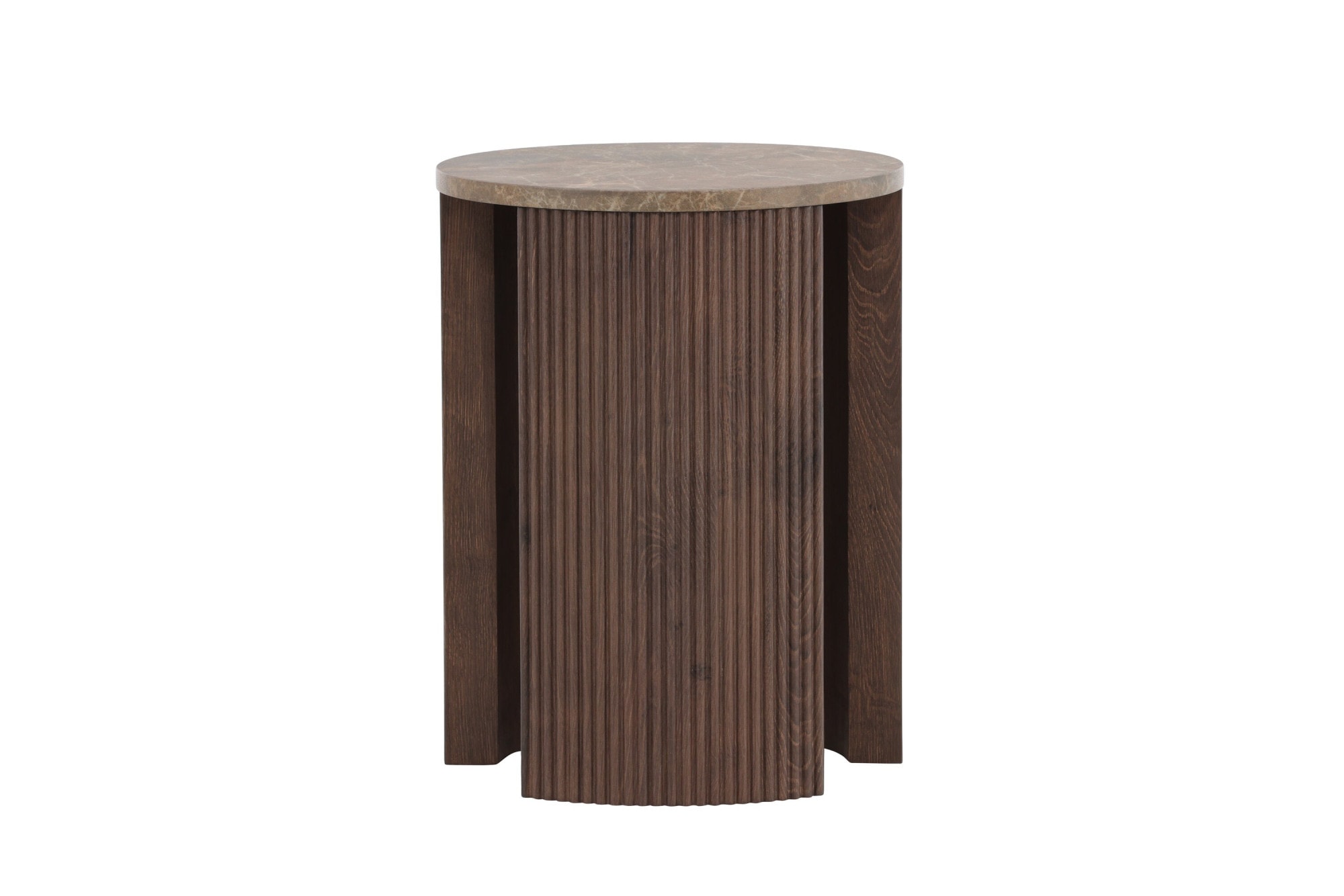 Venture Home Beistelltisch Ablagetisch, MDF, rund, schmal, hoch, dezent, klar
