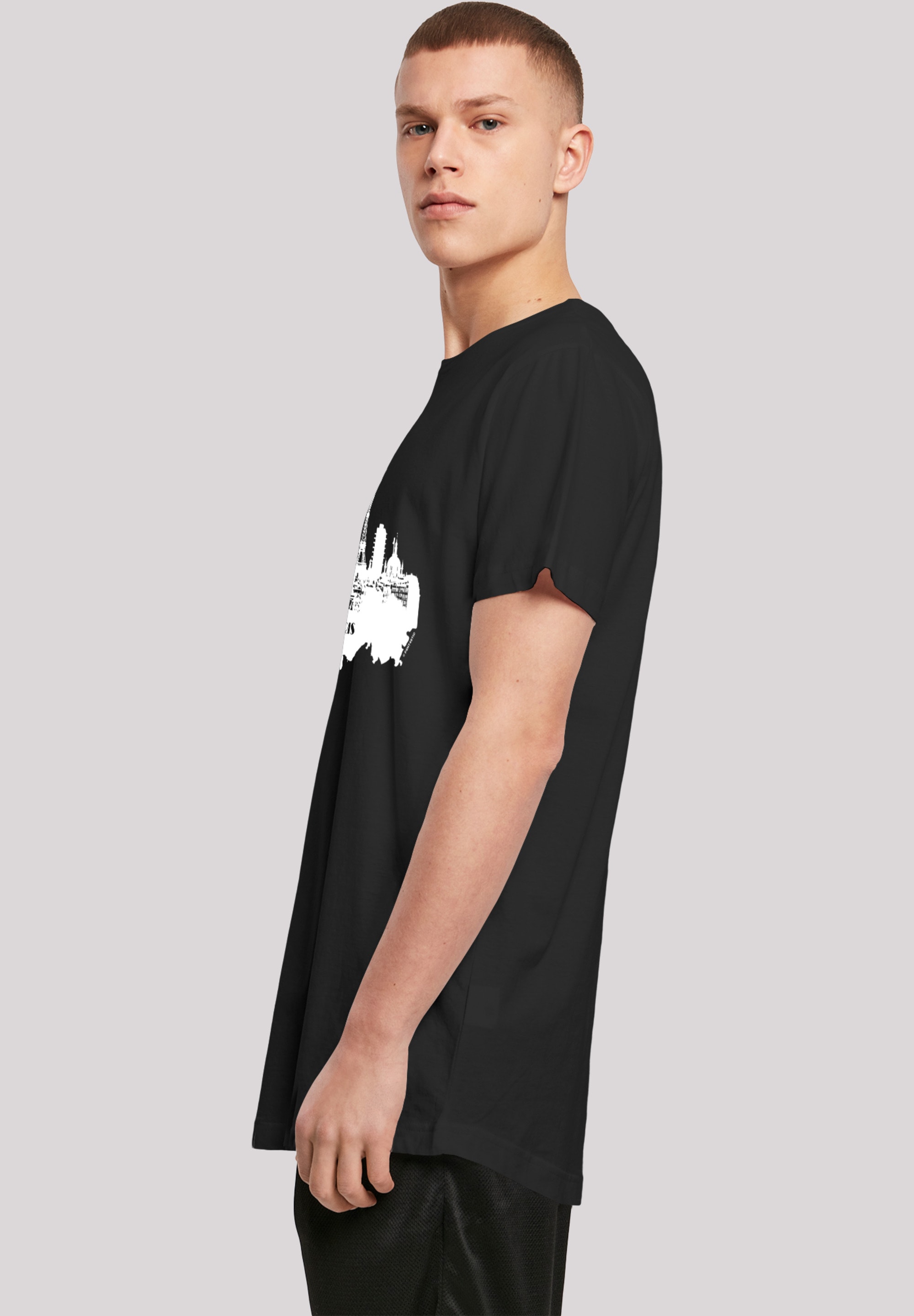F4NT4STIC T-Shirt »PARIS SKYLINE LONG TEE«, Print