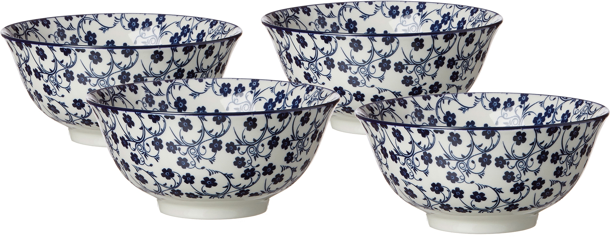 Ritzenhoff & Breker Müslischale "ROYAL SAKURA" 4 Stk. aus Keramik mikrowellengeeignet