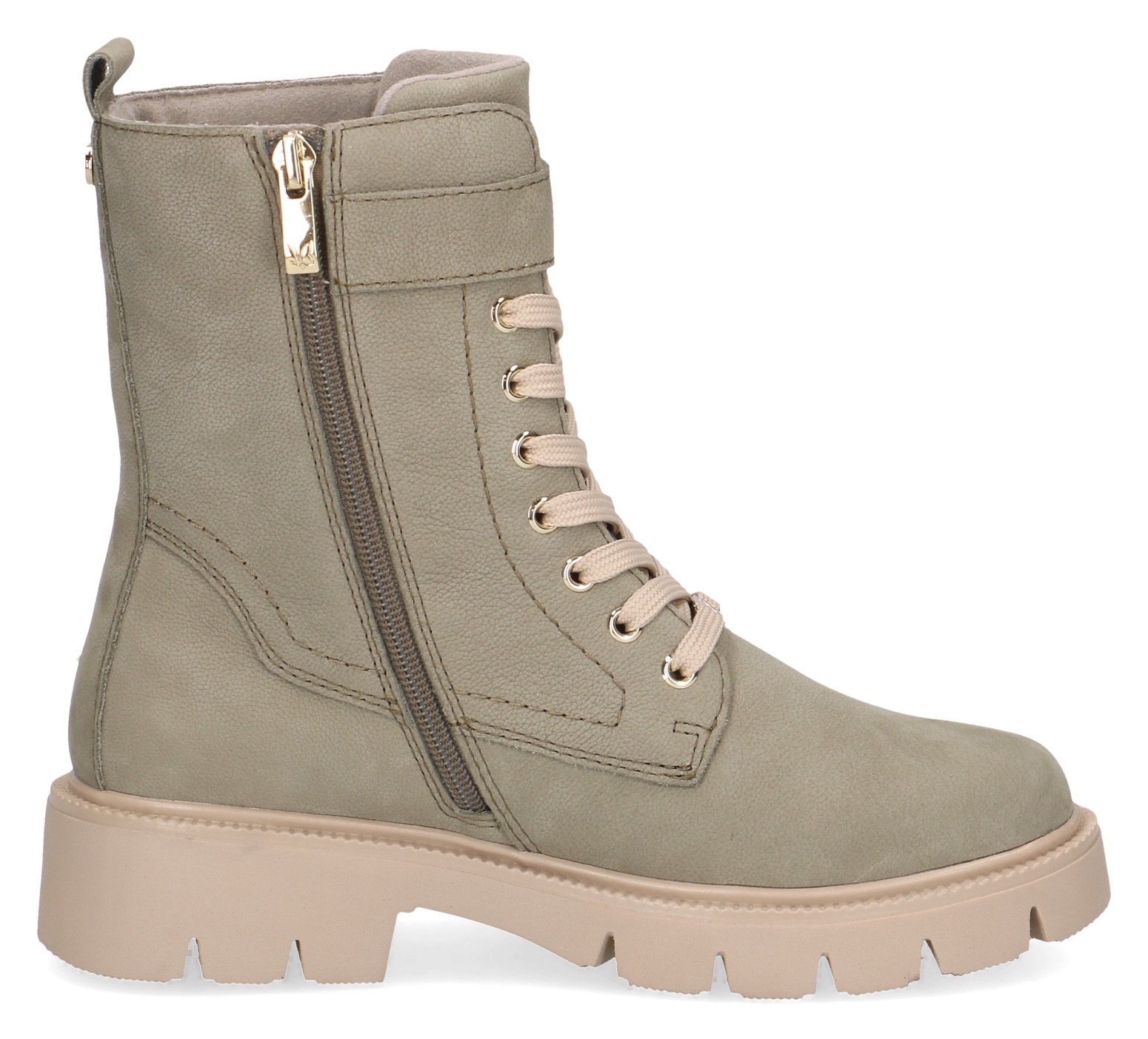 Caprice Schnürboots, Blockabsatz, Schnürstiefelette mit praktischem Wechselfußbett