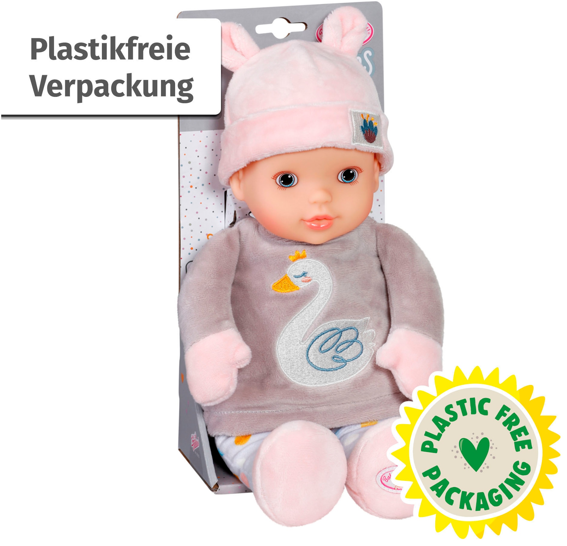 Baby Annabell Babypuppe »for babies, Sweetie Mauve, 30 cm«, mit Rassel im Inneren