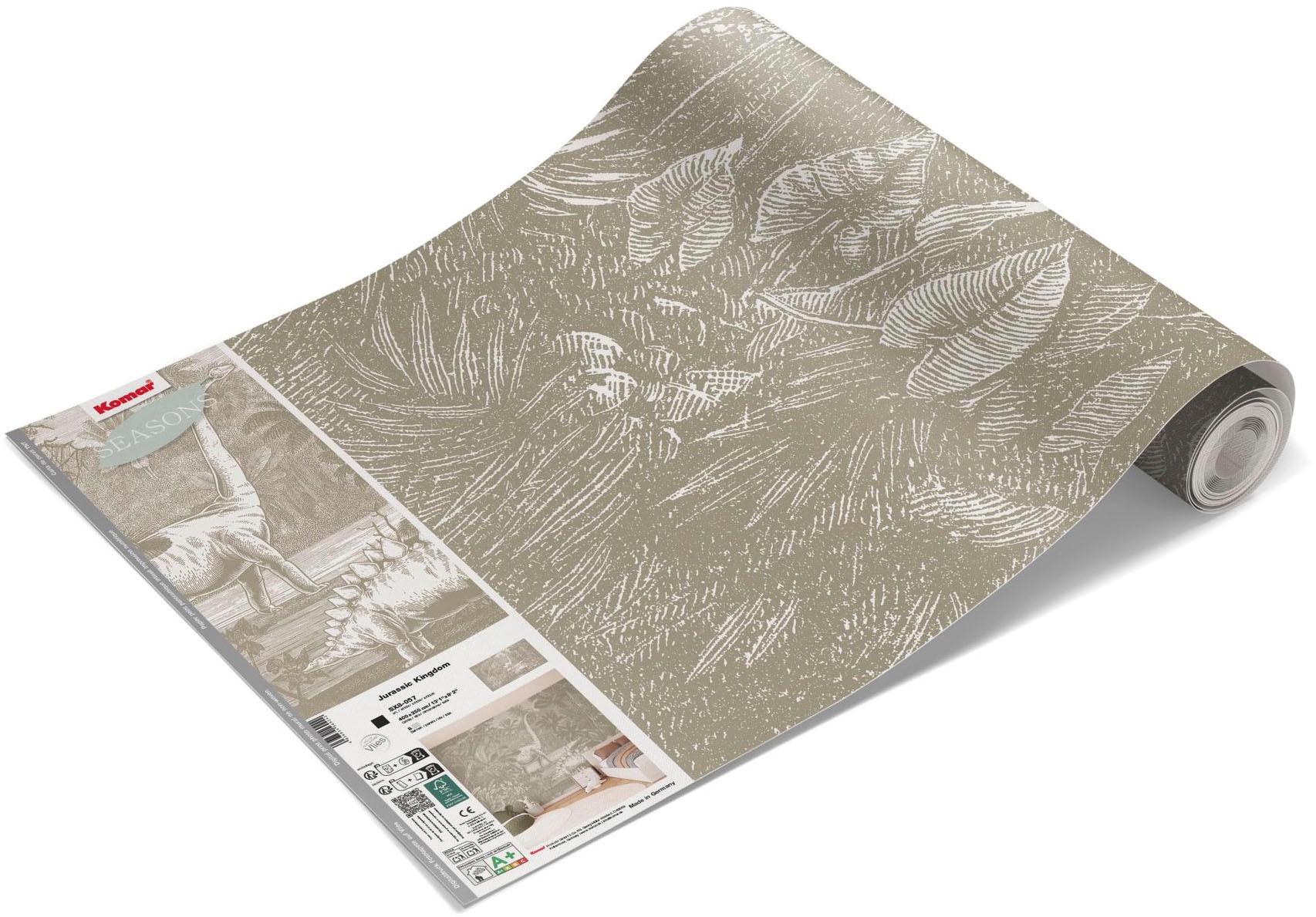 Komar Fototapete »Vlies Fototapete - Jurassic Kingdom - Größe 400 x 250 cm« Motiv | bedruckt glatt