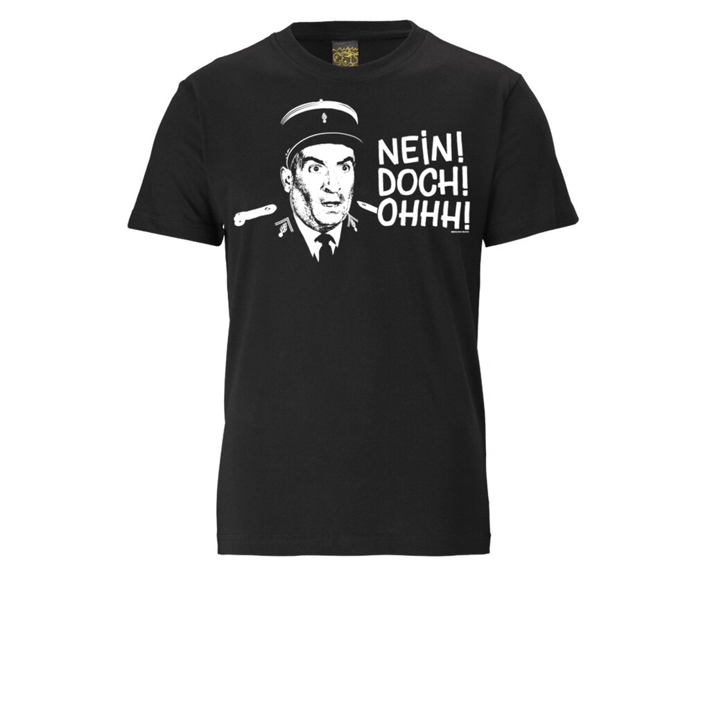 LOGOSHIRT T-Shirt »Gendarme von St. Tropez - Nein! Doch! Ooh!«, mit Louis de Funes-Motiv