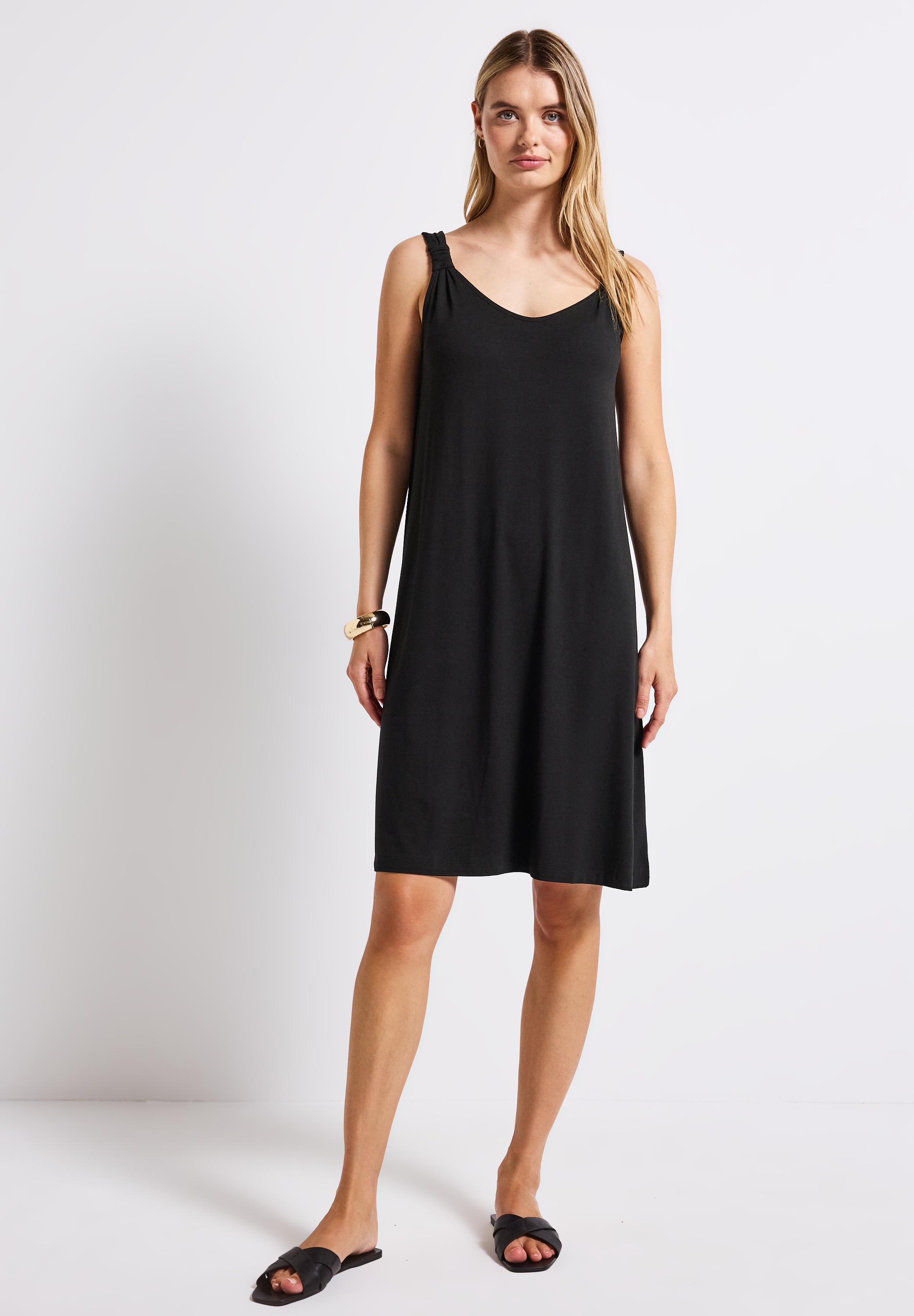 STREET ONE Jerseykleid Ohne Taschen in Unifarbe günstig online kaufen