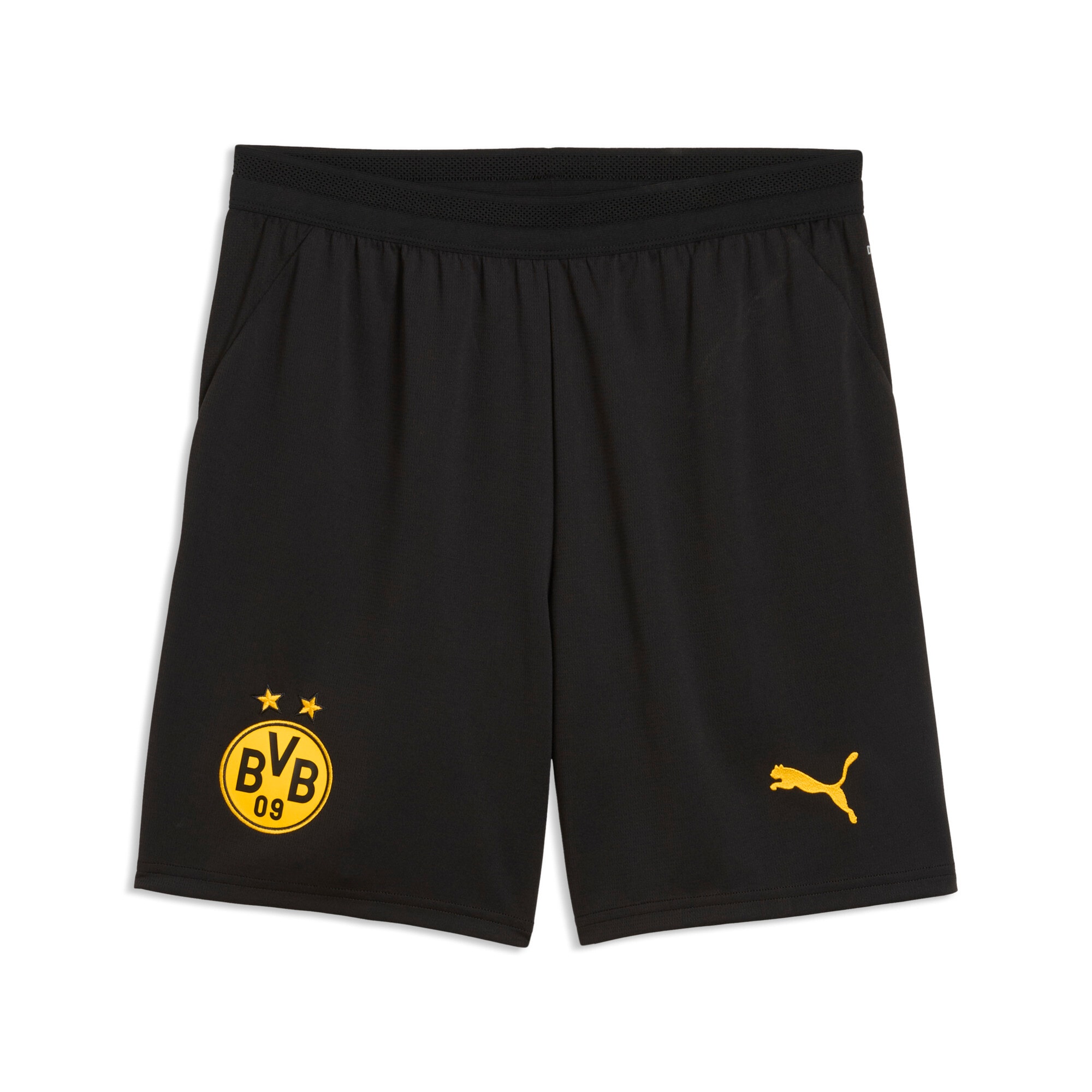 PUMA Trainingsshorts "BVB SHORTS REPLICA" Regular Fit, für Fußball, sportlicher Stil, atmungsaktives Material