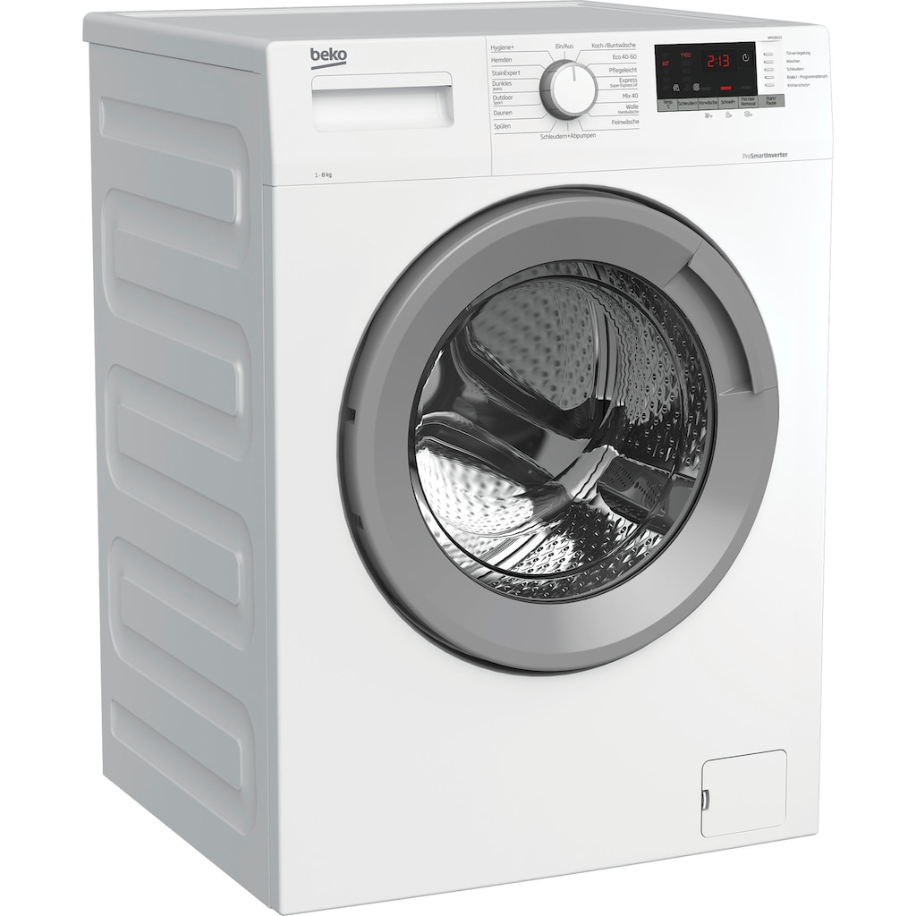 BEKO Waschmaschine »WMO8221«, WMO8221, 8 kg, 1400 U/min