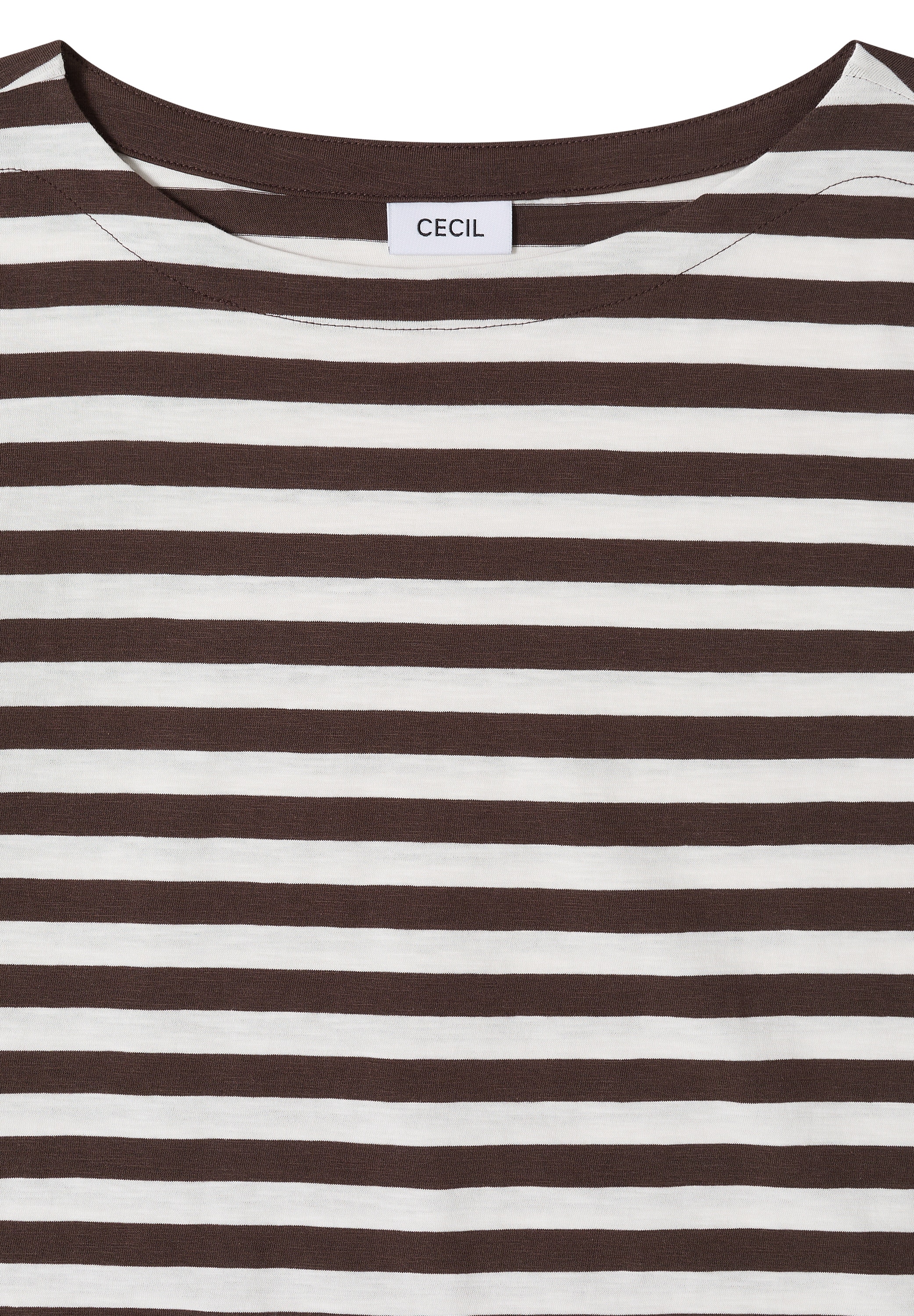 Cecil 3/4-Arm-Shirt mit U-Boot-Ausschnitt