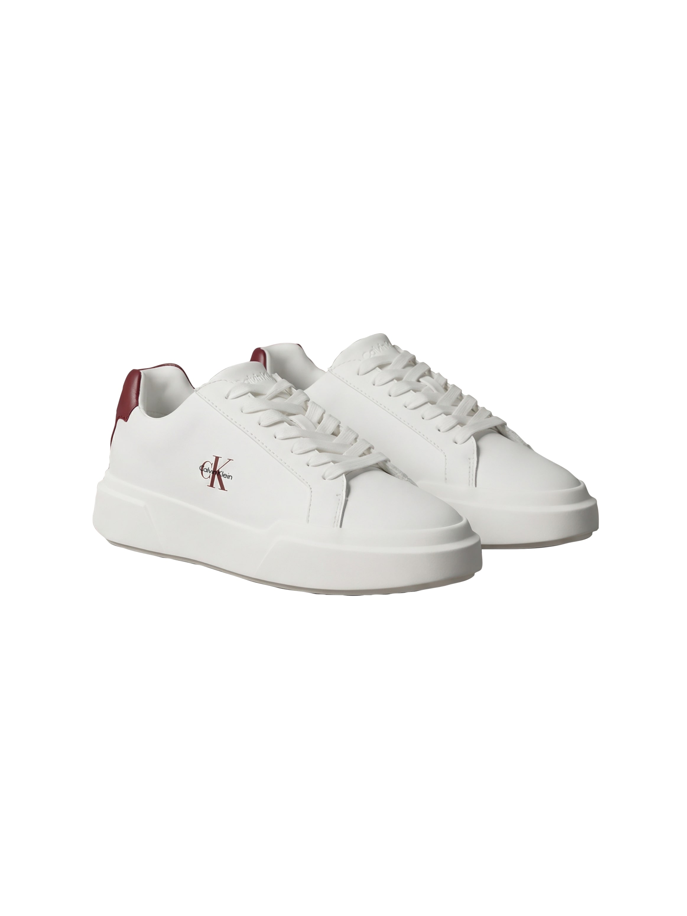 Calvin Klein Jeans Plateausneaker "CHUNKY CUPSOLE LACEUP LTH" Schnürschuh, Halbschuh mit CK-Logoprägung
