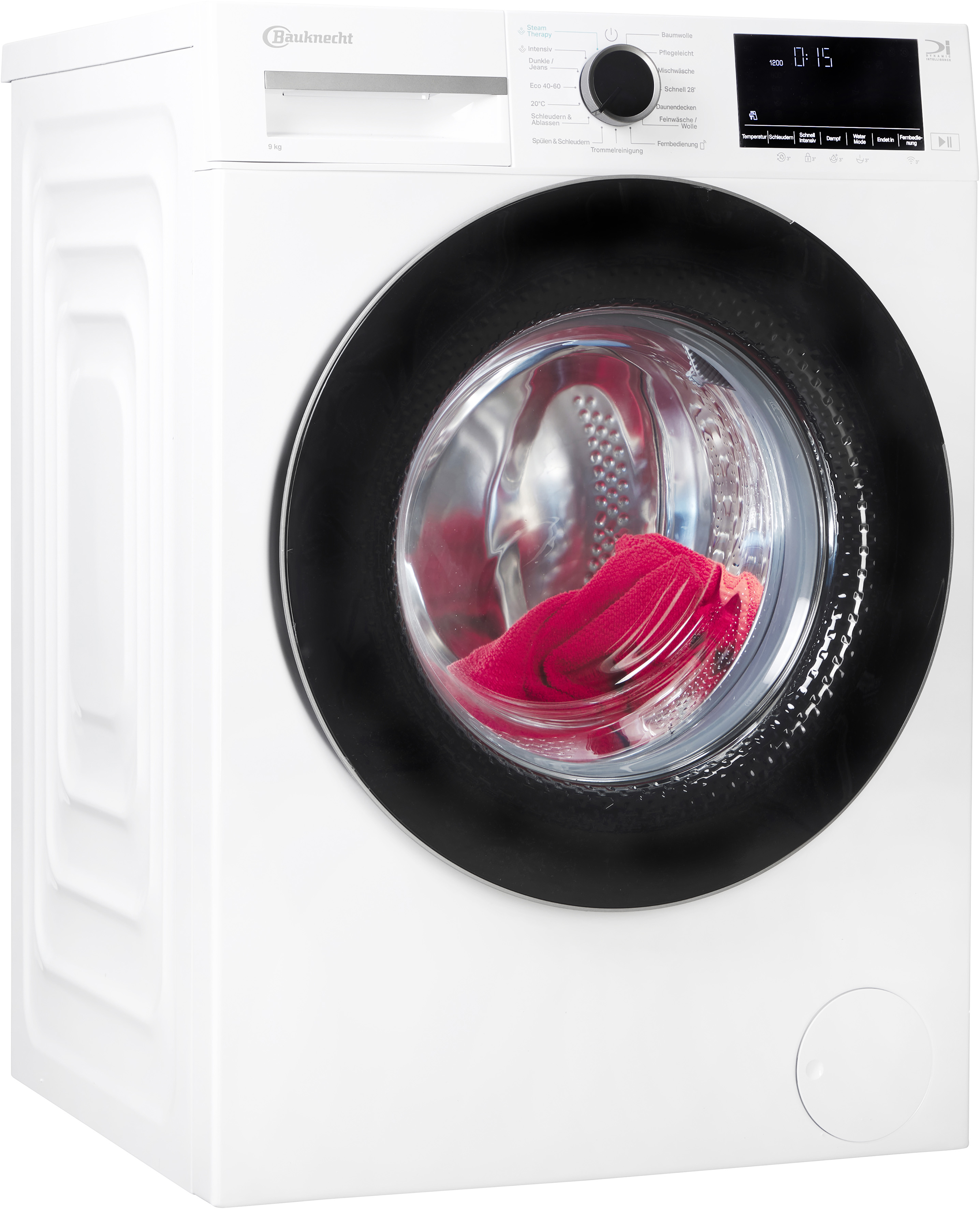 BAUKNECHT Waschmaschine "B WM 9A9 BS" 9 kg 1400 U/min Adaptive Wash – Intelligente Anpassung für perfekte Waschergebnisse