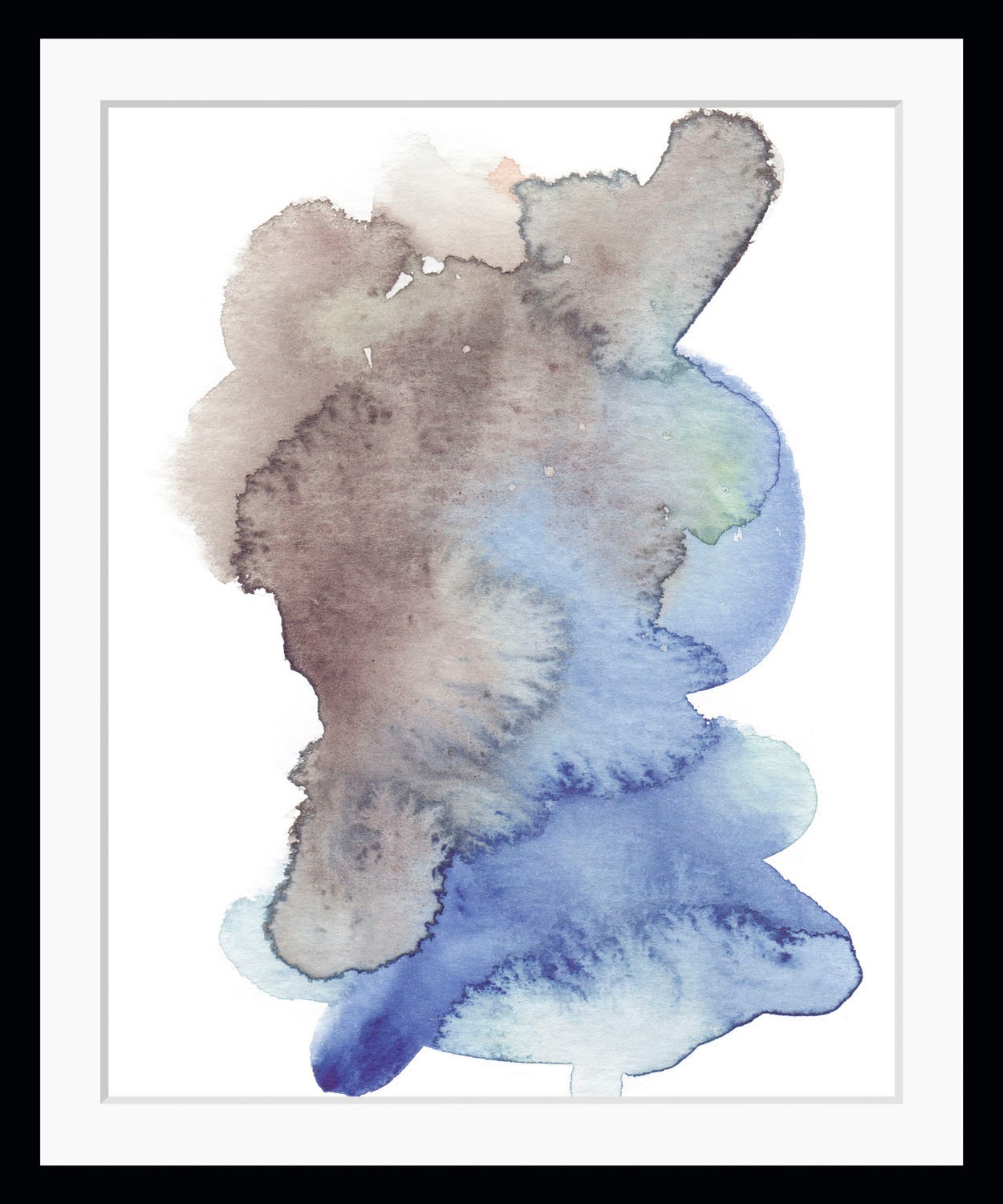 queence Bild "Aquarellfarben", Abstrakt-Kunst-Gemälde-Figuren, (1 St.), HD günstig online kaufen