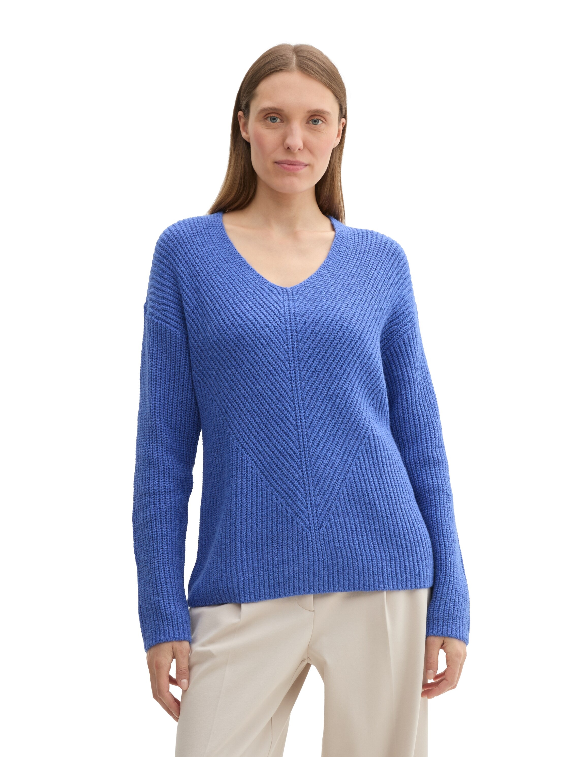 TOM TAILOR Strickpullover, mit V-Ausschnitt günstig online kaufen