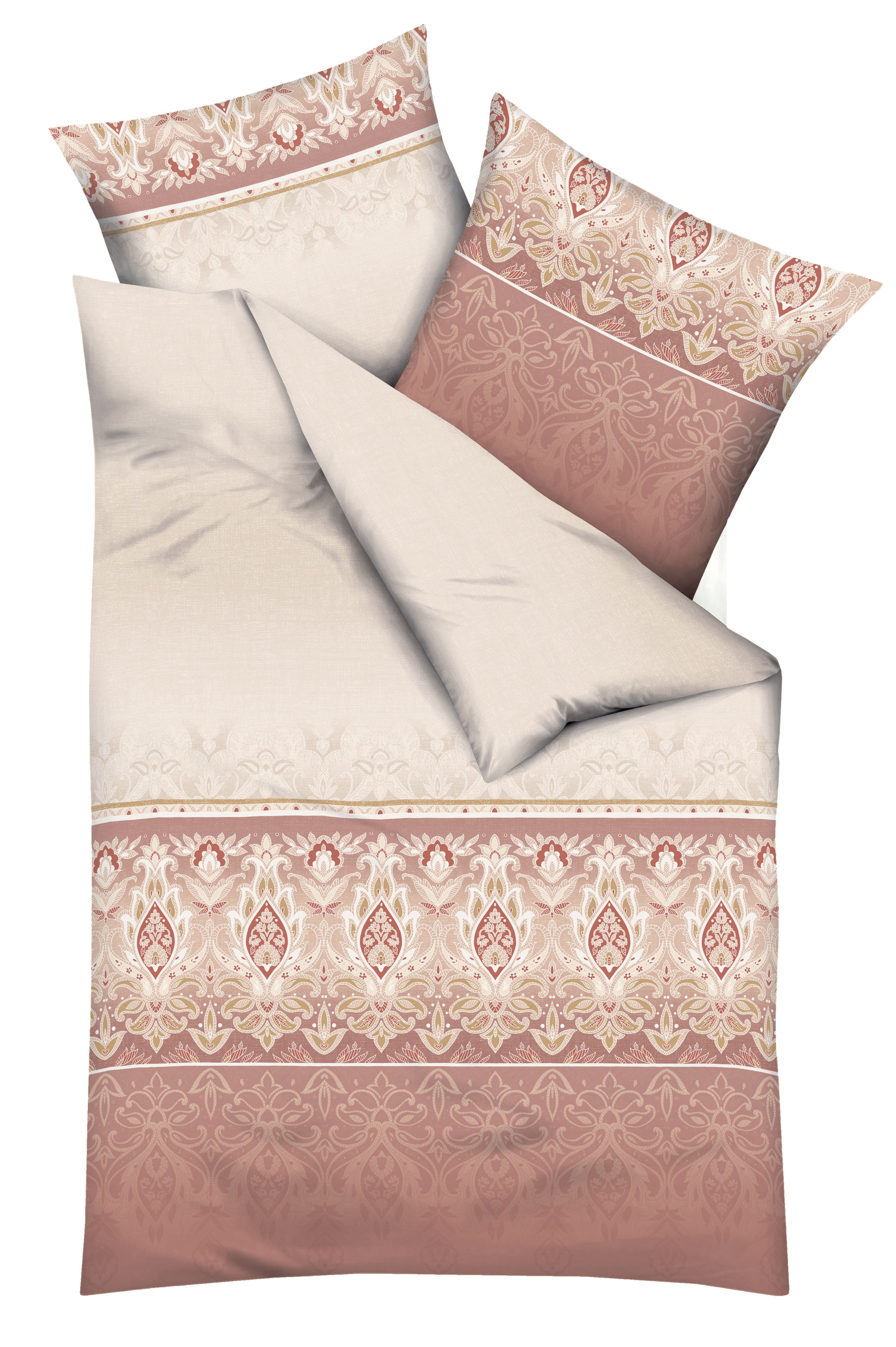Kaeppel Bettwäsche "Deluxe" 2 Stk. tlg. Paisleymuster günstig online kaufen