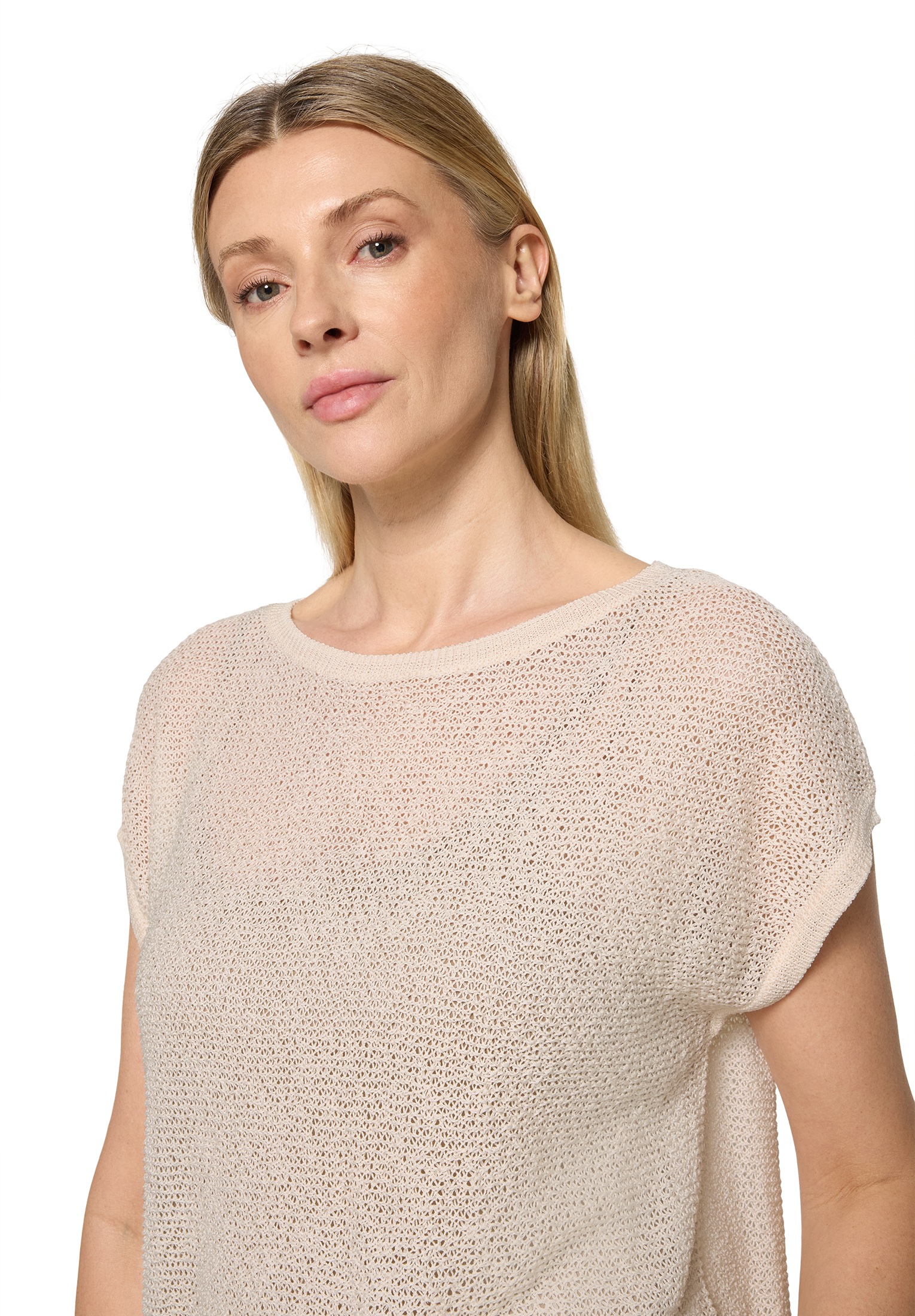 Cartoon Stricktop »Damen mit Rundhalsausschnitt«