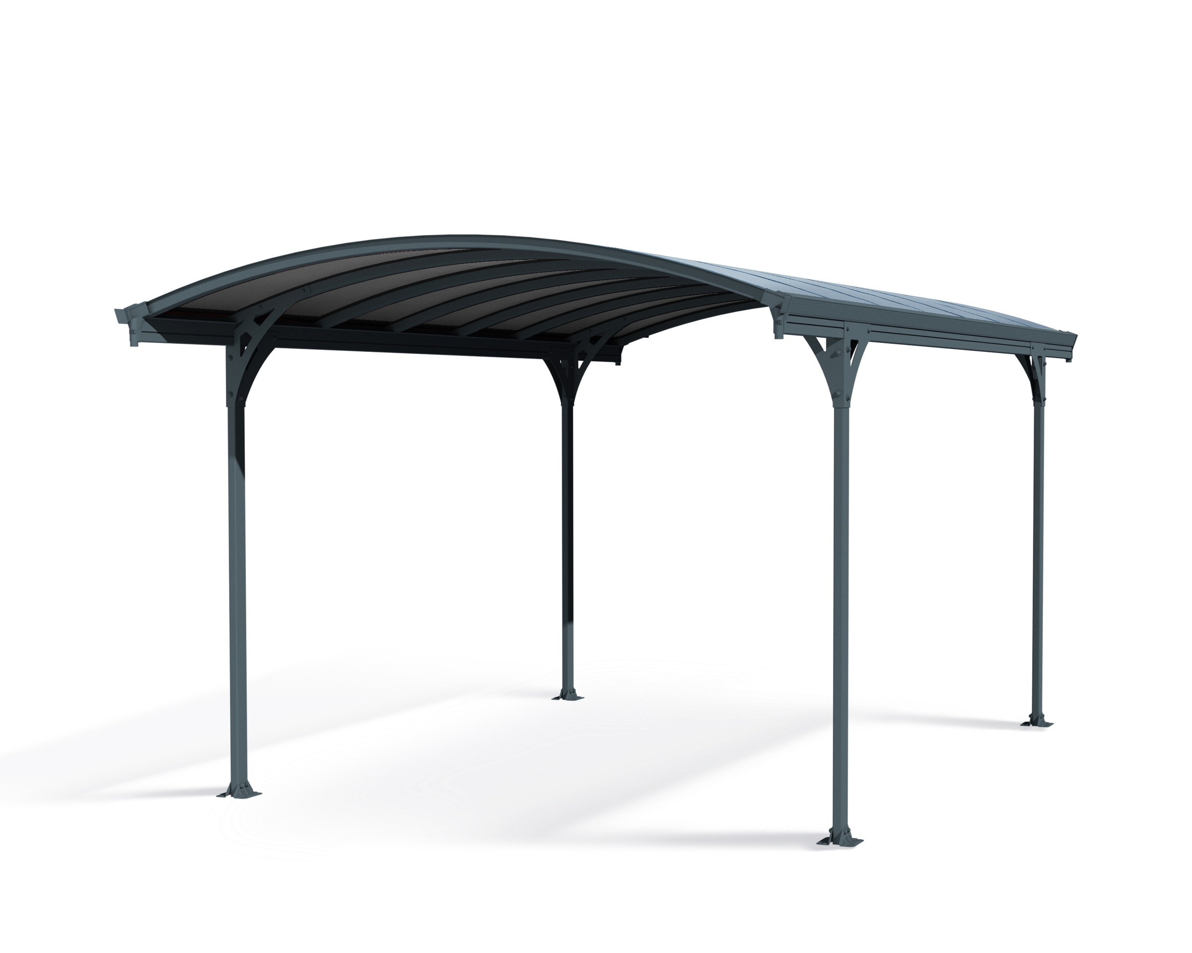 Palram - Canopia Einzelcarport »Vitoria«, Aluminium, 277 cm, Anthrazit, 100% UV-geschützt