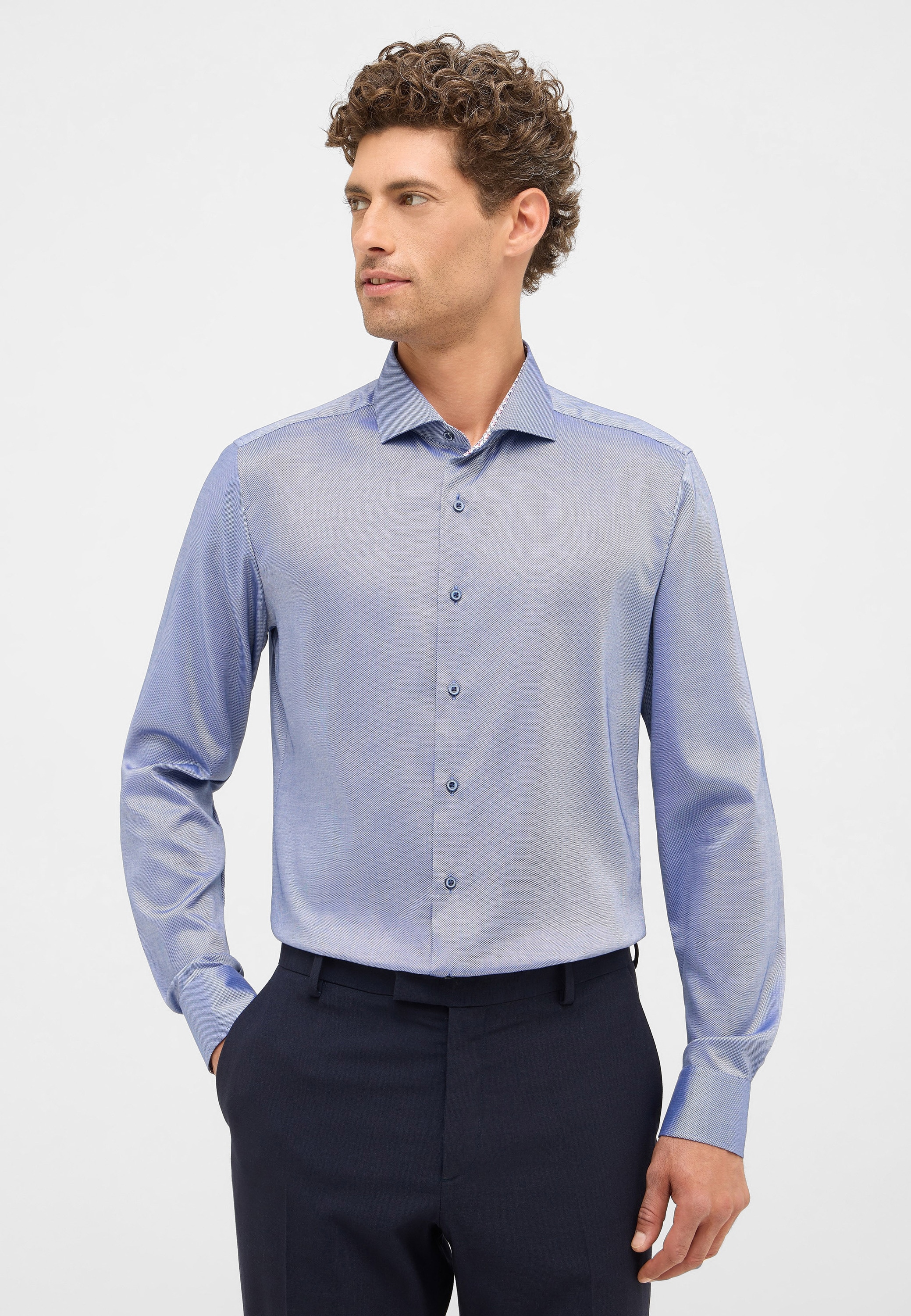 Eterna Langarmhemd "SLIM FIT", EASY IRON (bügelleicht) günstig online kaufen