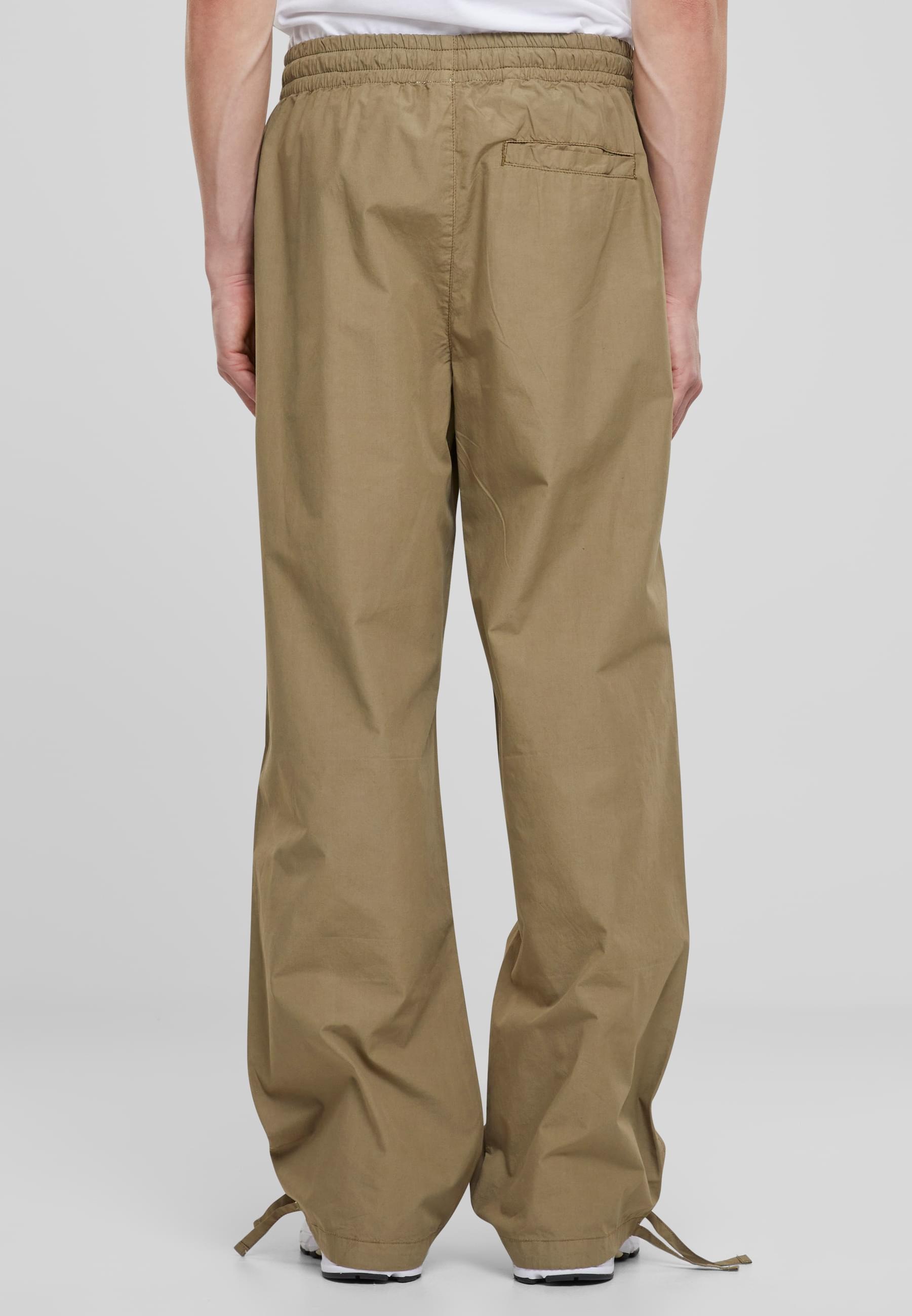 URBAN CLASSICS Stoffhose »Urban Classics Wide Poplin Pants«, (1 tlg.)