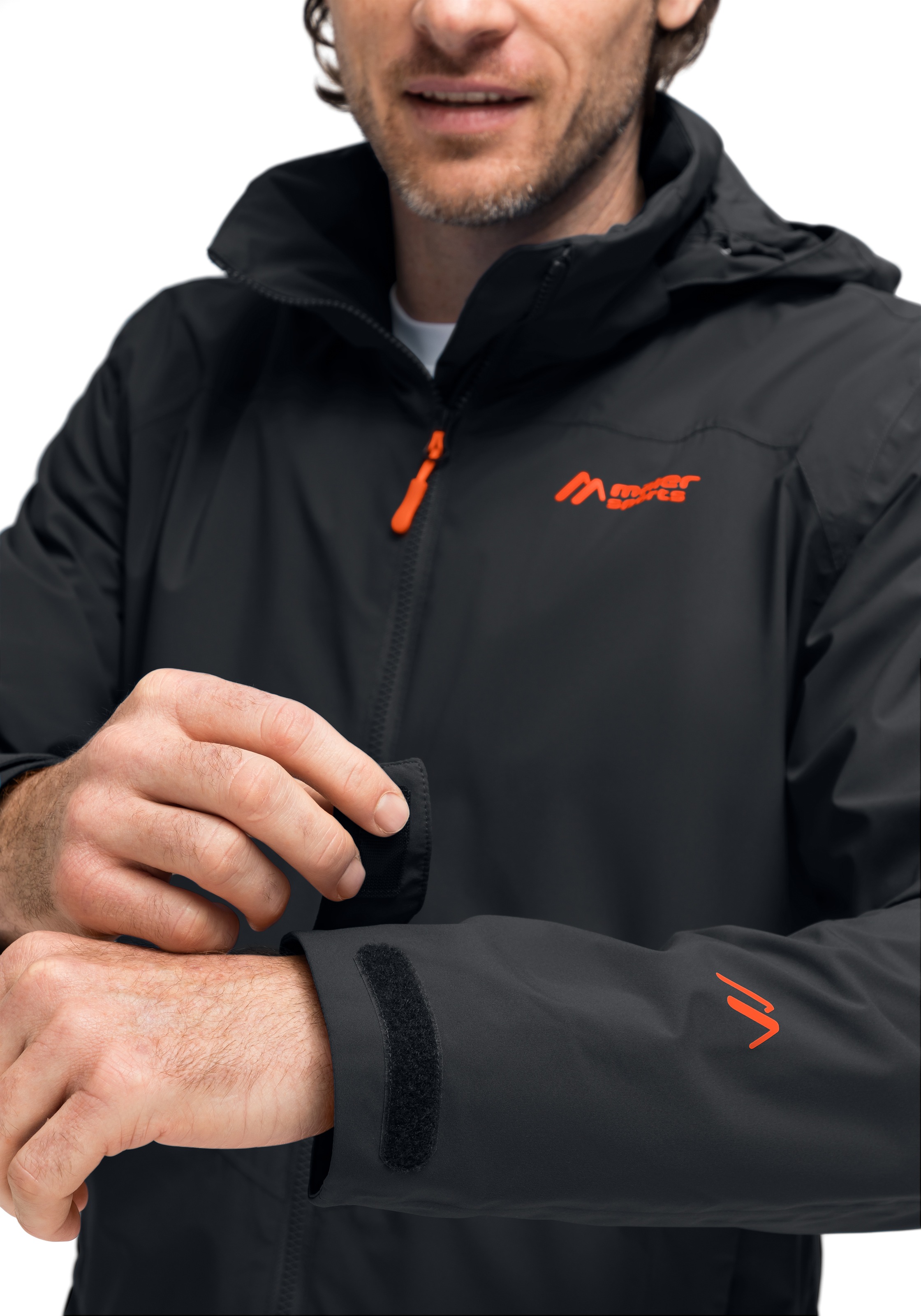 Maier Sports Regenjacke "Metor rec M" Herren Jacke mit Kapuze, Windjacke wa günstig online kaufen