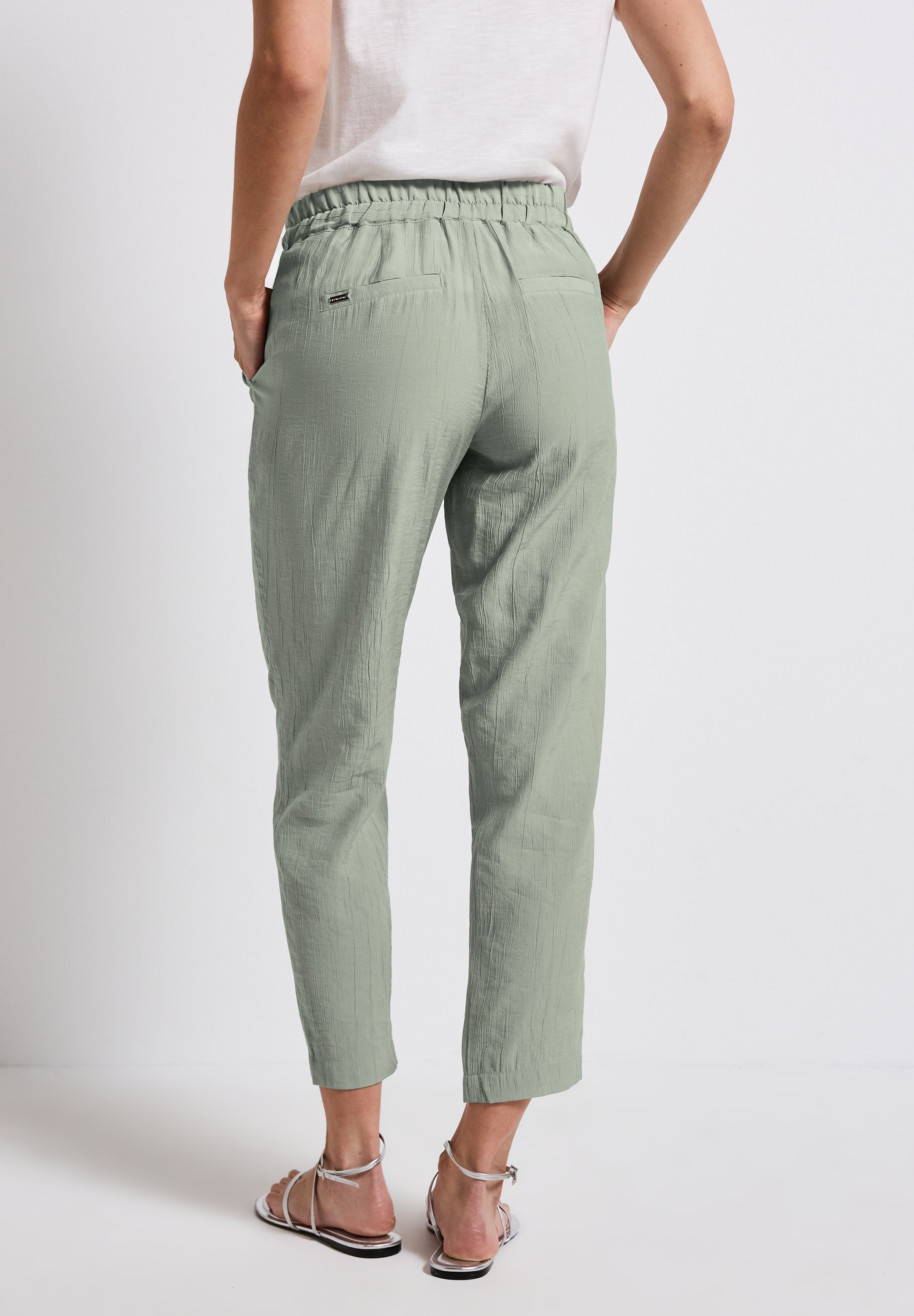 STREET ONE Röhrenhose, mit Elastikbund günstig online kaufen