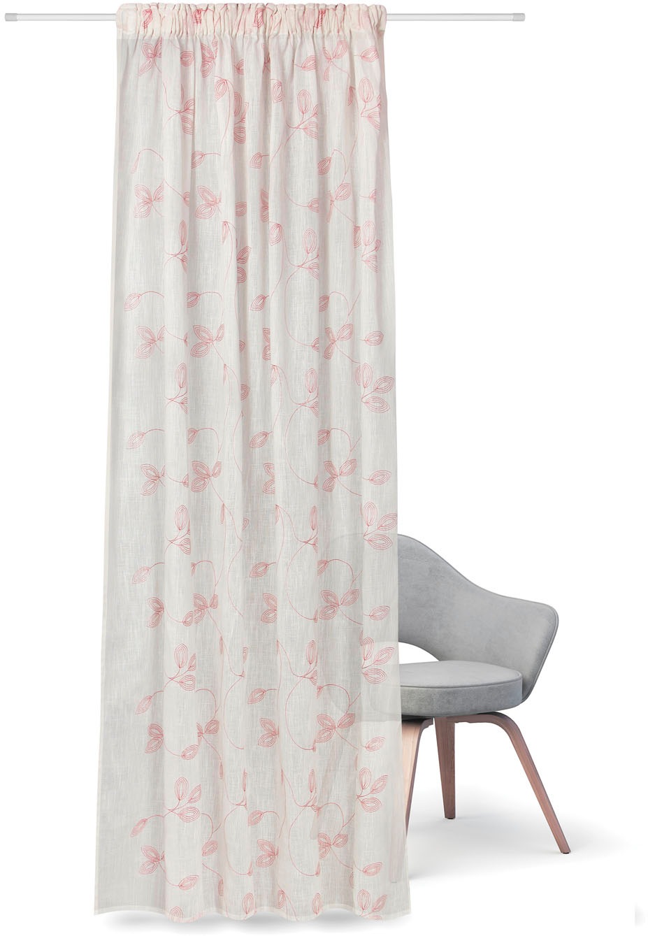 Feel of Nature Gardine "Heidi" Kräuselband 1 tlg. HxB: 245x140 günstig online kaufen
