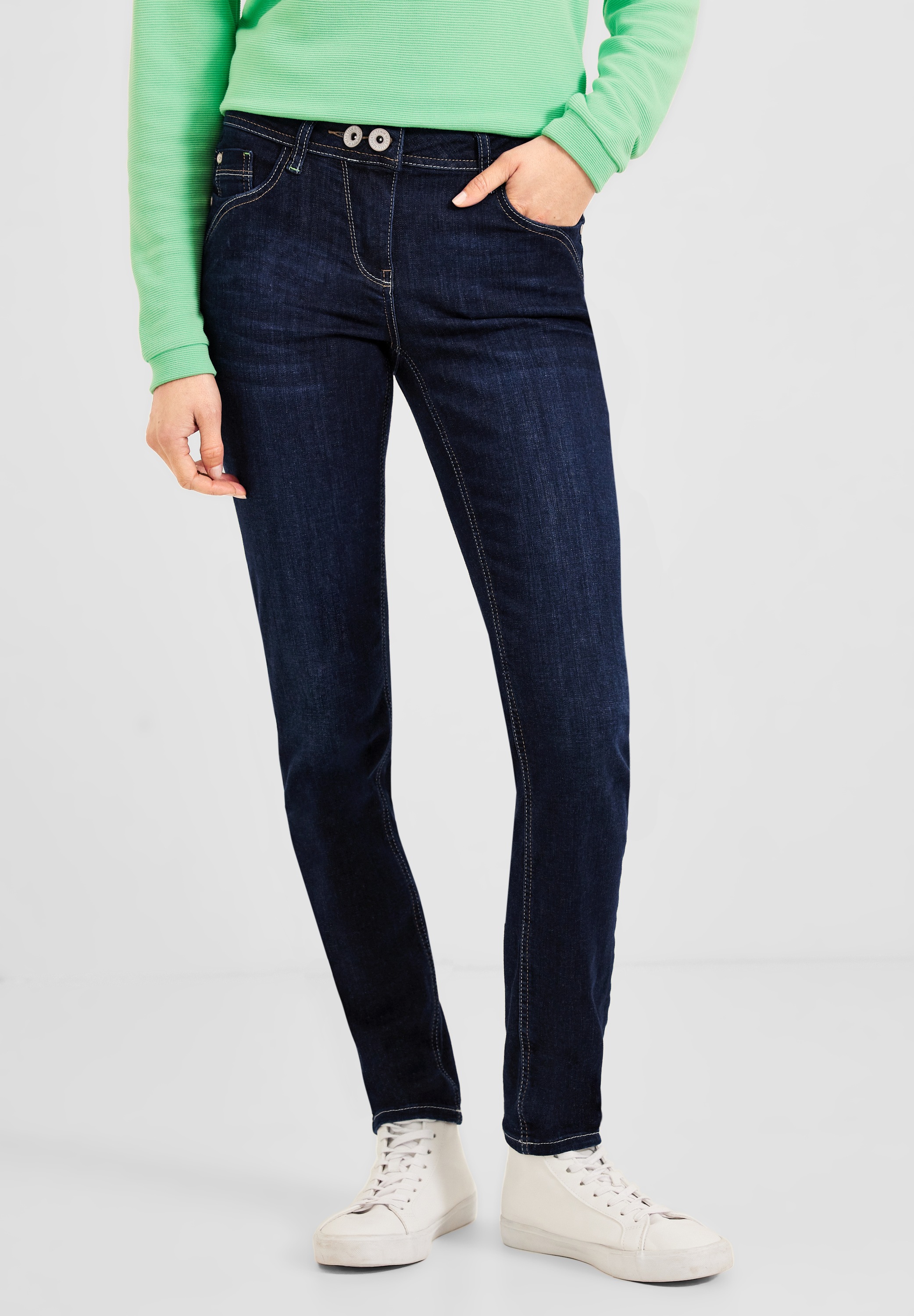Cecil Slim-fit-Jeans, 5-Pocket-Style