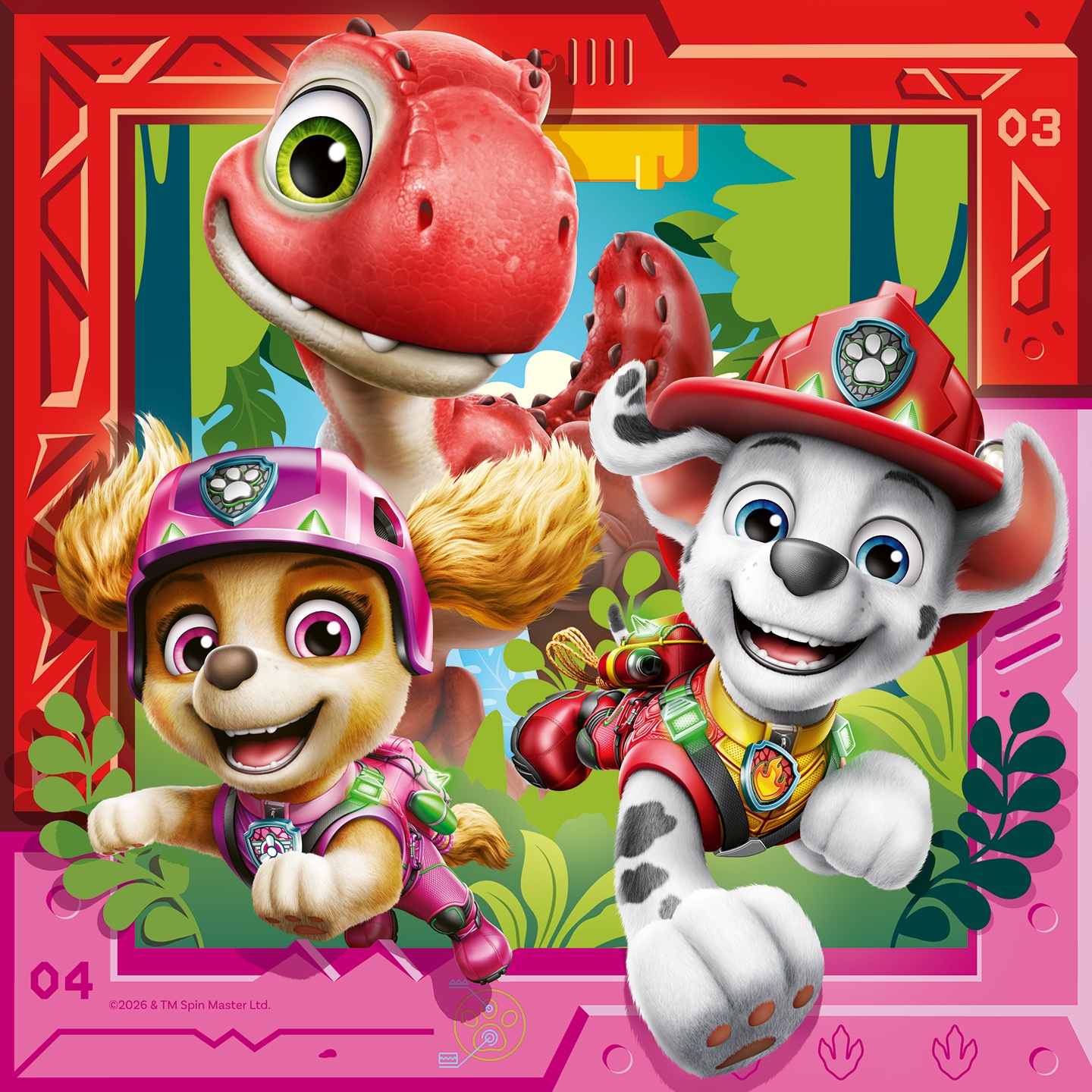 Ravensburger Puzzle »Paw Patrol 3 Dino Movie« Made in Europe