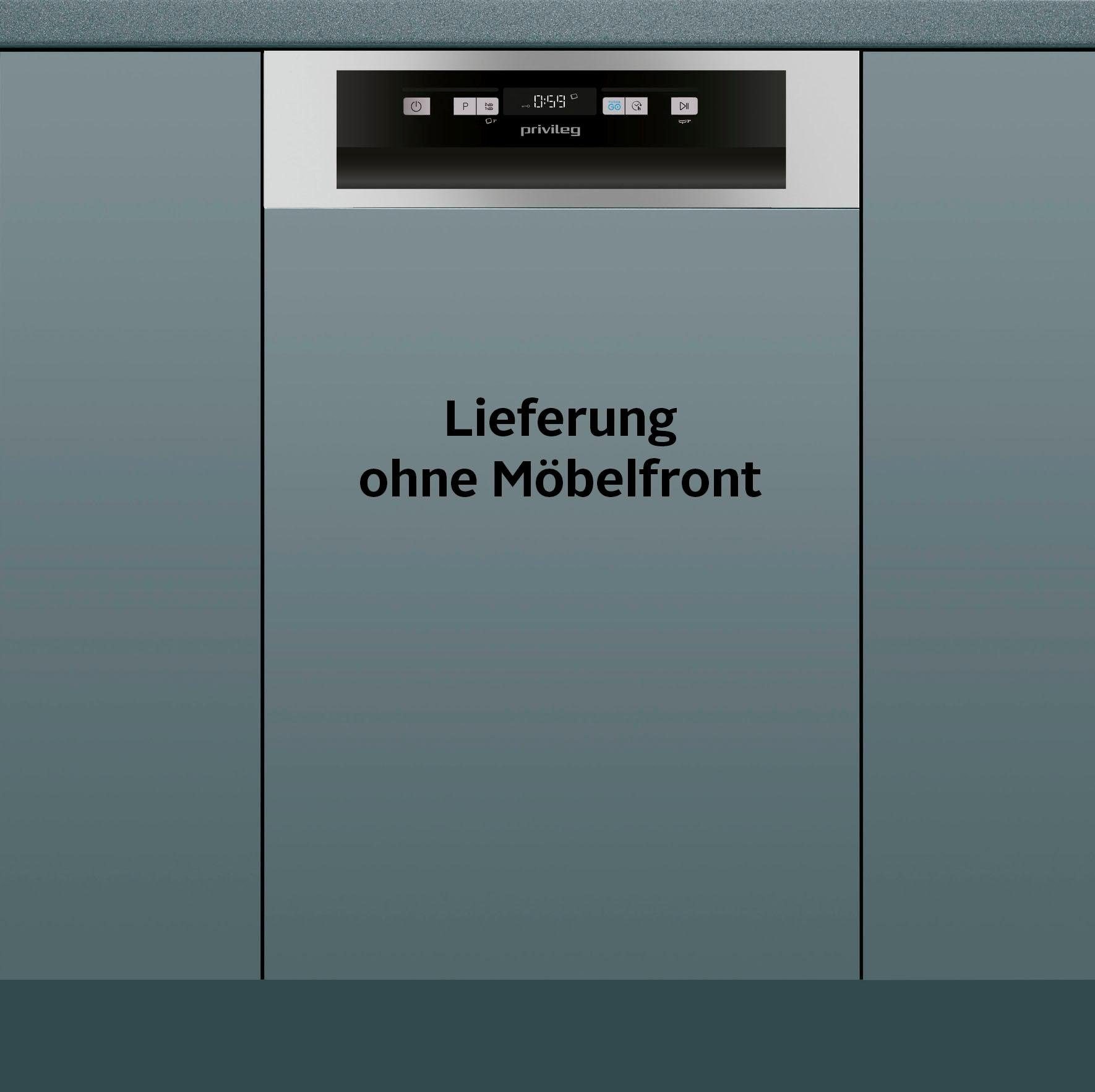 Privileg teilintegrierbarer Geschirrspüler »RSBO 3T224 X (2)«, 10 Maßgedecke