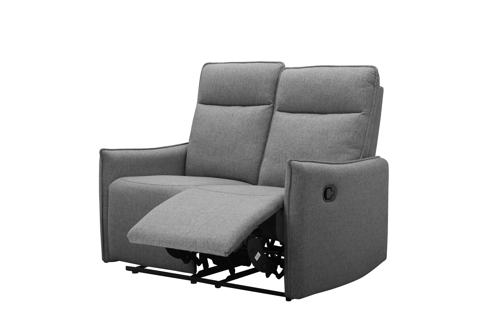 Dorel Home 2-Sitzer »Lugo, Kinosofa mit Reclinerfunktion in Kunstleder und Webstoff«, mit manueller Relaxfunktion in beiden Sitzen