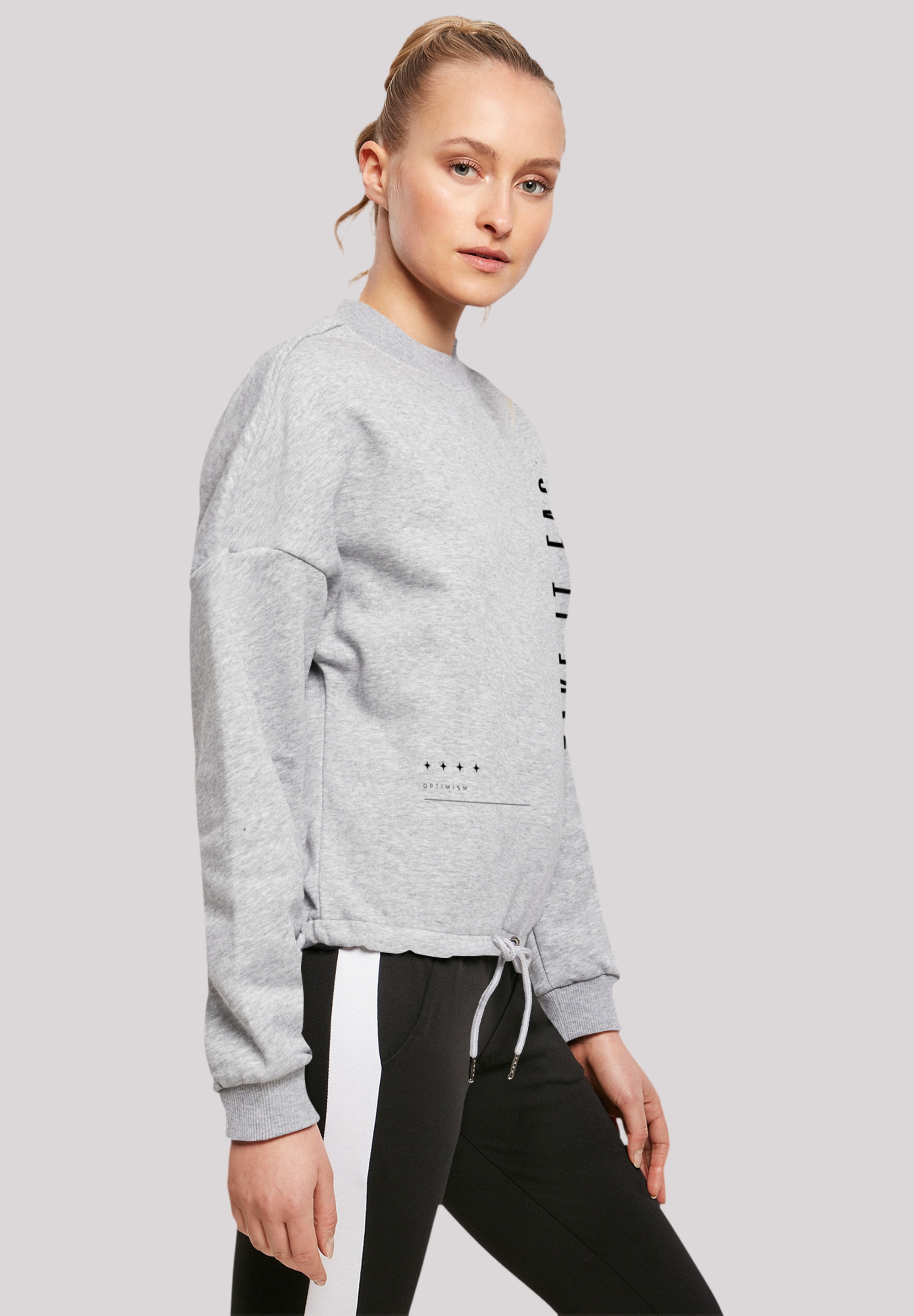 F4NT4STIC Sweatshirt »Take It Easy«, Print