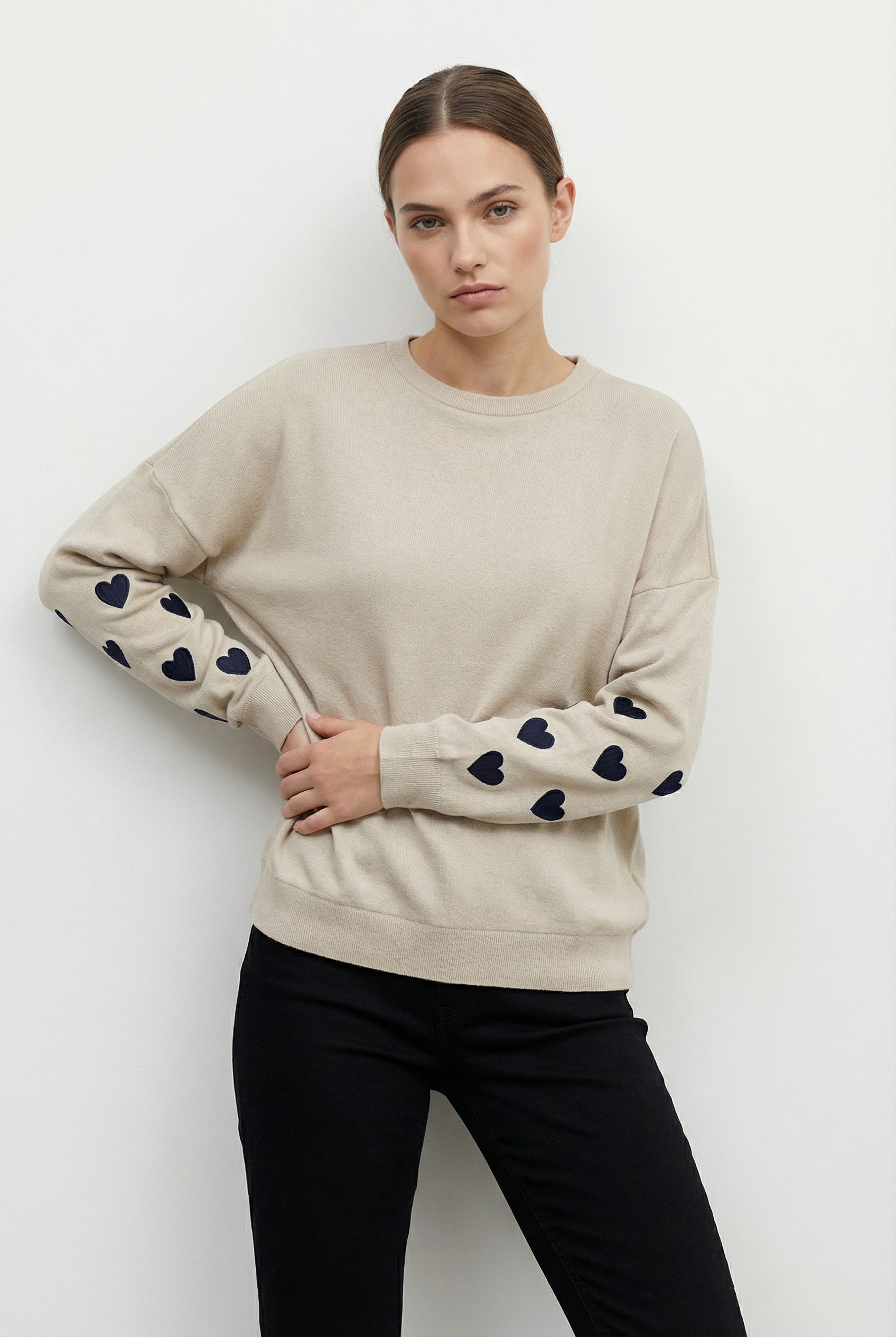 Vero Moda Sweatshirt "VMKAROL BEA LS SWEAT BOX JRS GA", mit Blumendruck günstig online kaufen