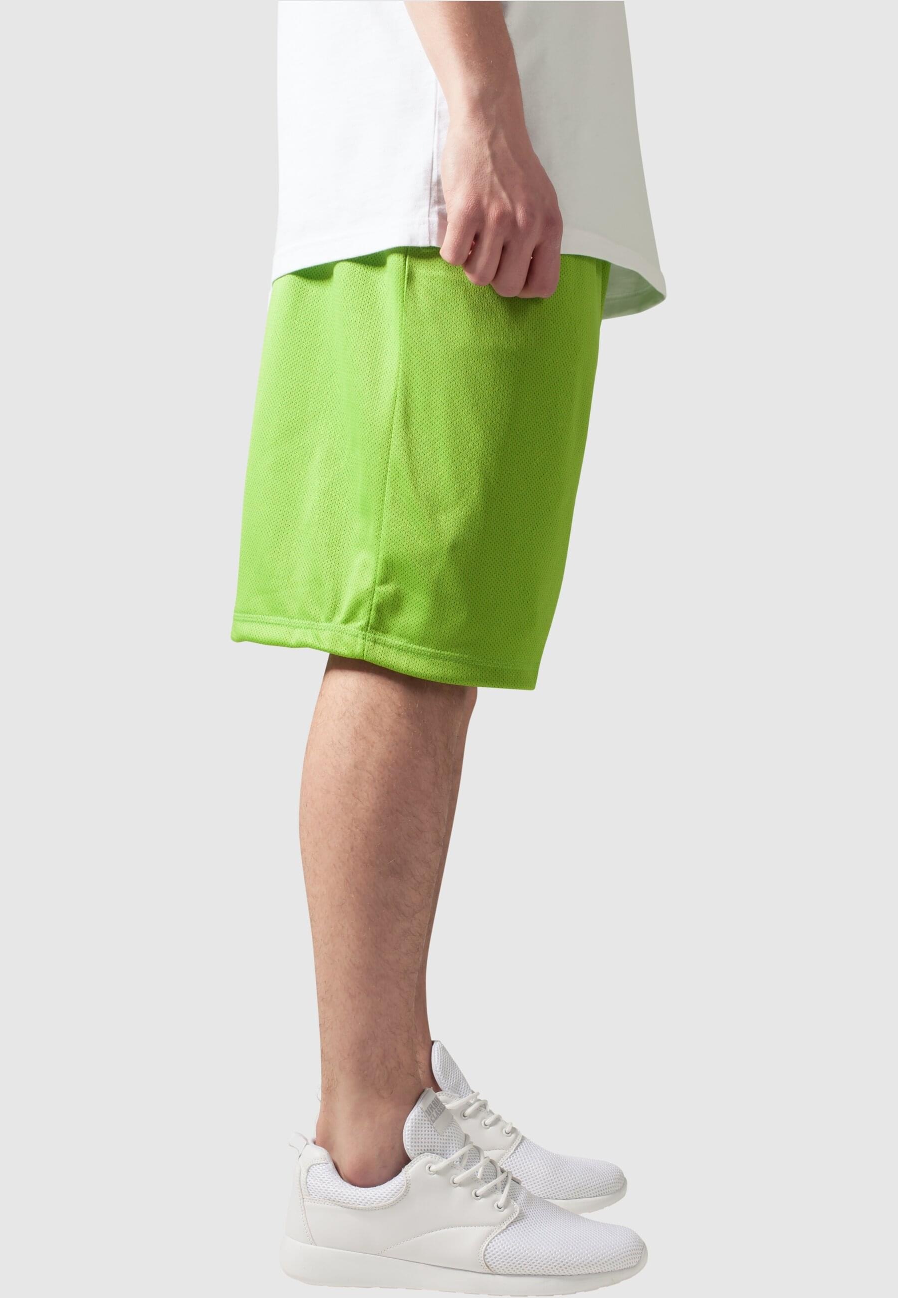 URBAN CLASSICS Stoffhose »Urban Classics Herren Bball Mesh Shorts«, (1 tlg.)