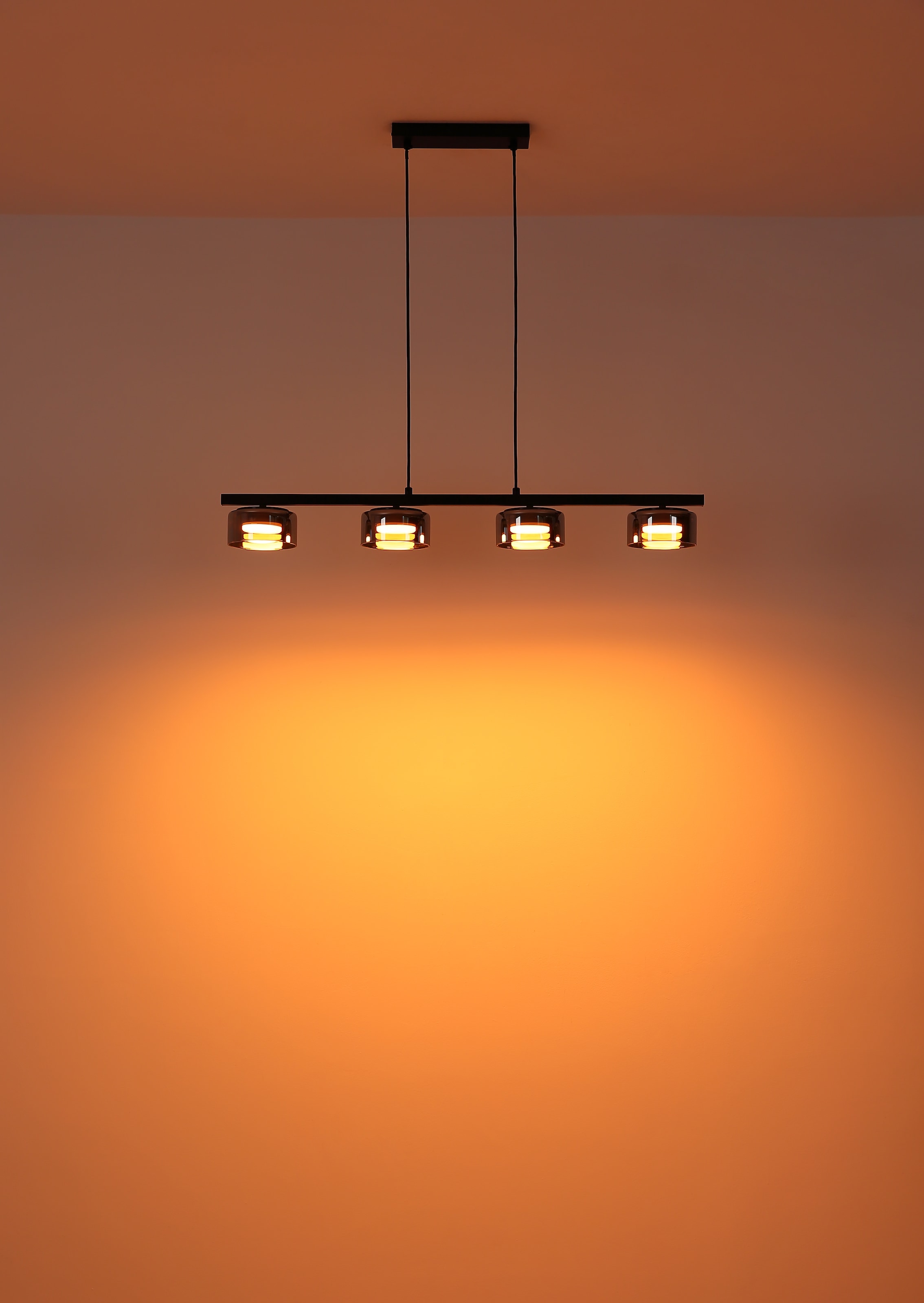 GLOBO LIGHTING Hängeleuchte »HIGGINS« GX53 1 Stk. Extra-Warmweiß Hängelampe Esszimmer-Leuchte Esstischleuchte Wohnzimmer