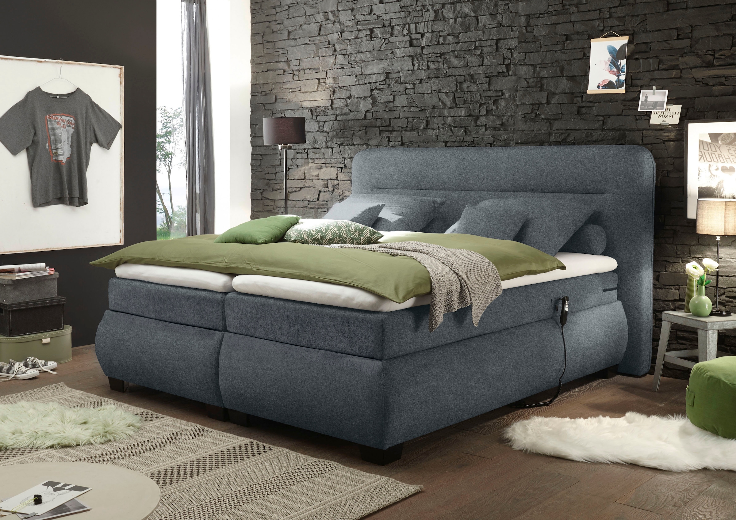 ED EXCITING DESIGN Boxspringbett »Evolution«, inkl. Motor und Topper