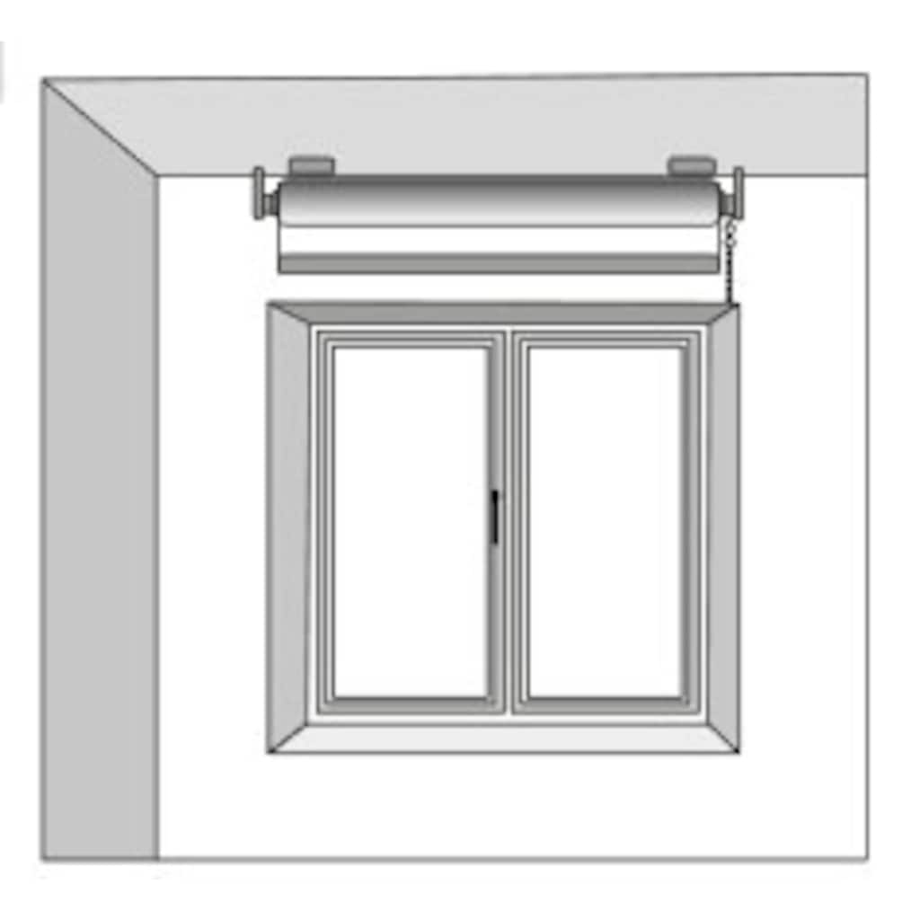 DELAVITA Doppelrollo »Erol«, Lichtschutz, Sichtschutz, mit Bohren, freihängend, im Fixmaß, mit Perlenabschluss, monochrom, basic