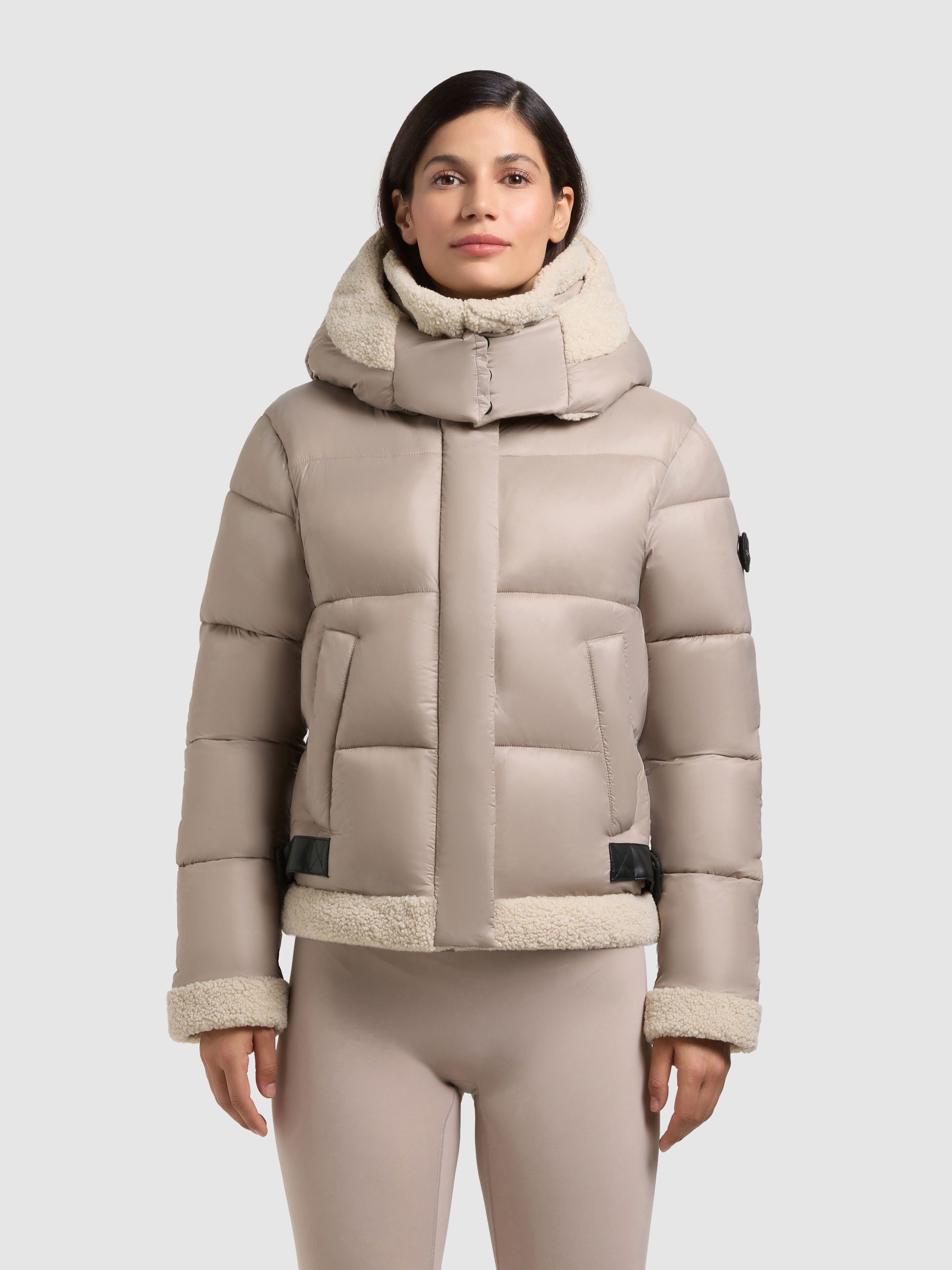 khujo Steppjacke »NESSIE2« mit Kapuze