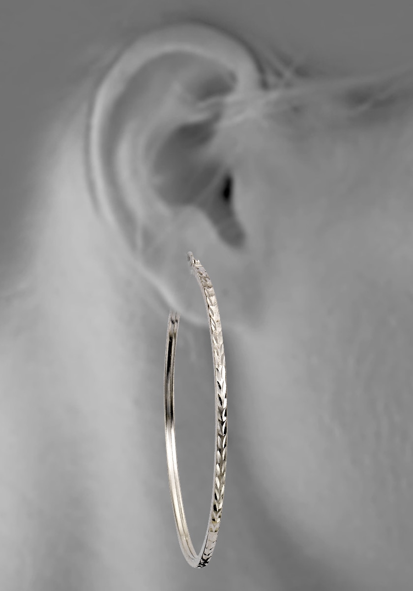 Firetti Paar Creolen »Schmuck Geschenk Silber 925 glänzendes Design diamantiert«