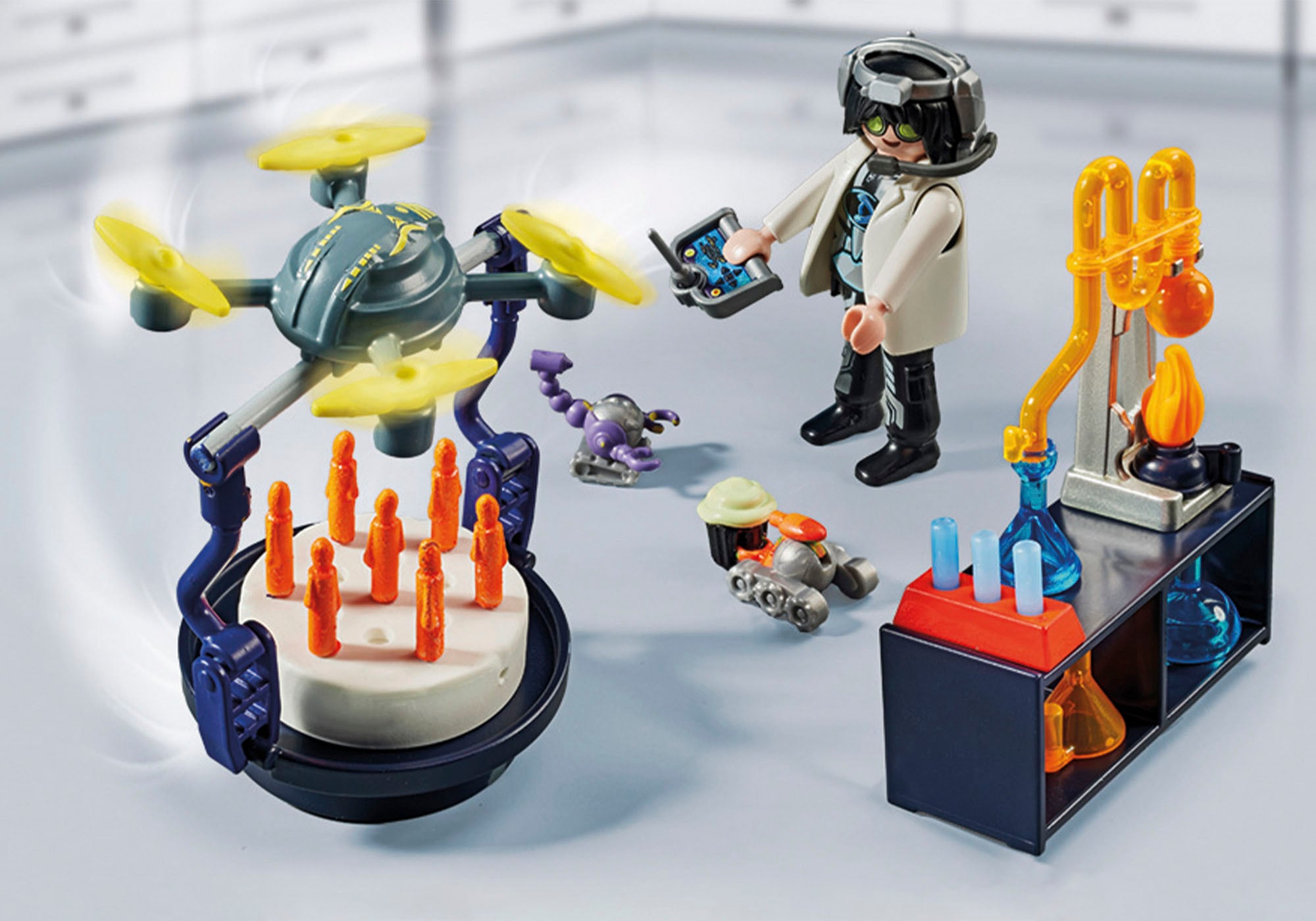 Playmobil® Konstruktions-Spielset »Forscher mit Robotern (71450), My City Life«, (67 St.), Made in Europe