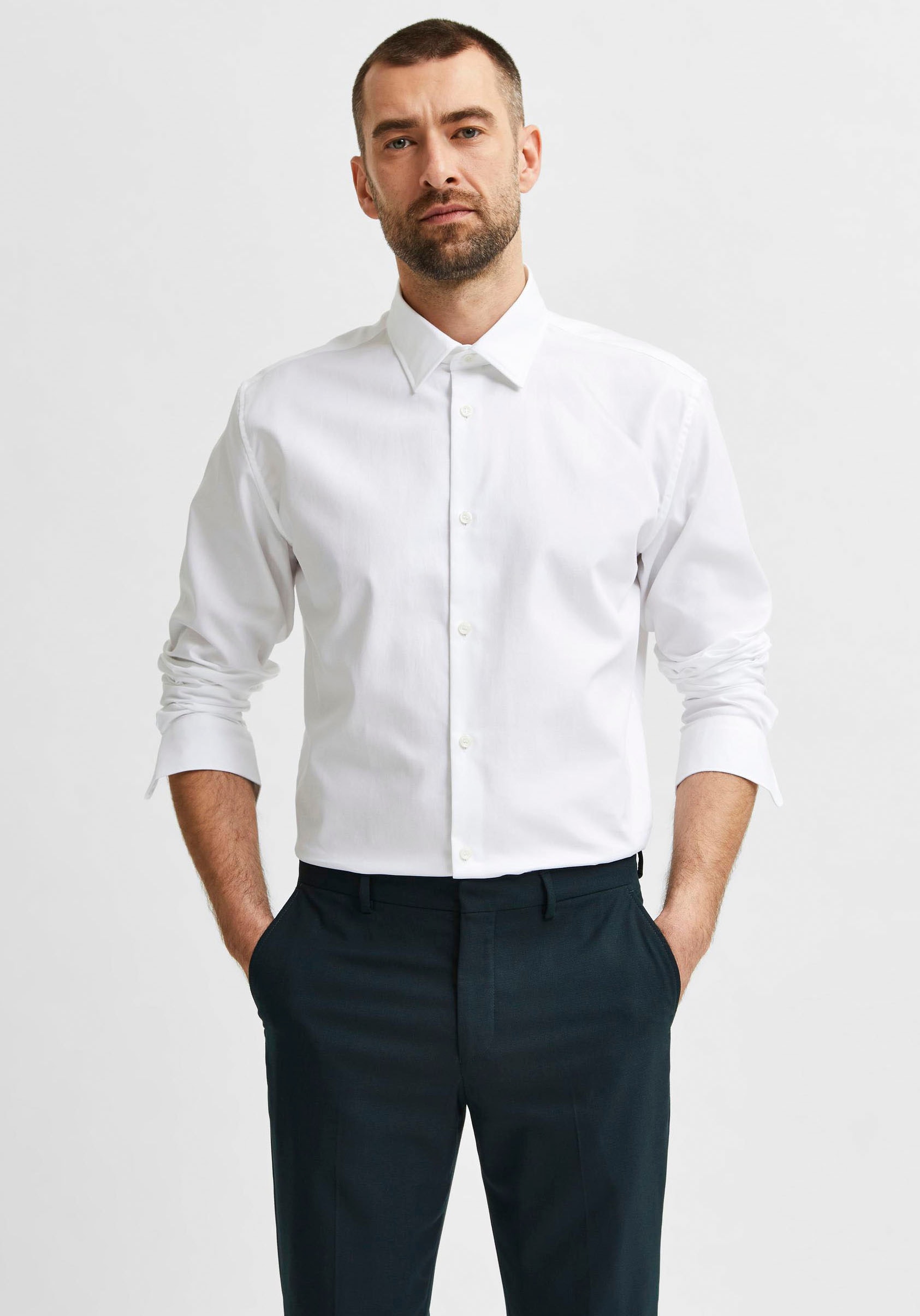 SELECTED HOMME Langarmhemd "REGETHAN SHIRT"