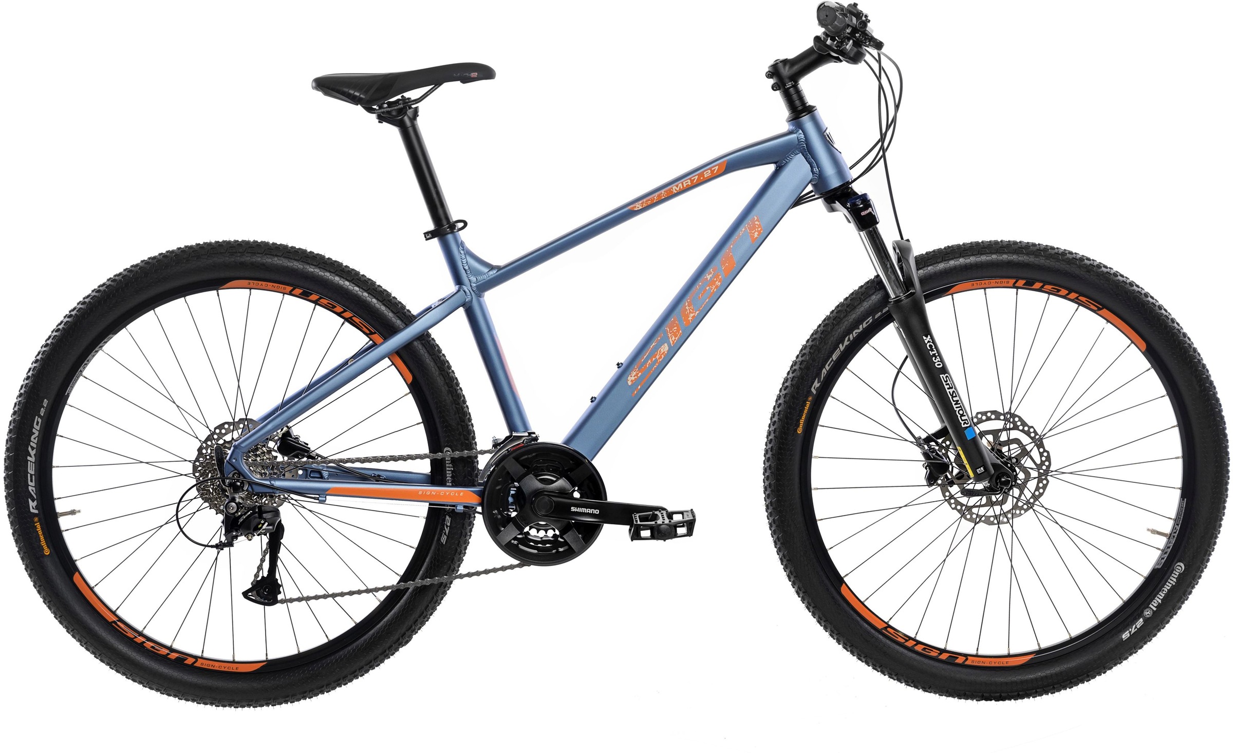 Mountainbike, 27 Gang, Shimano, ACERA RD-T3000 Schaltwerk, für Damen und Herren