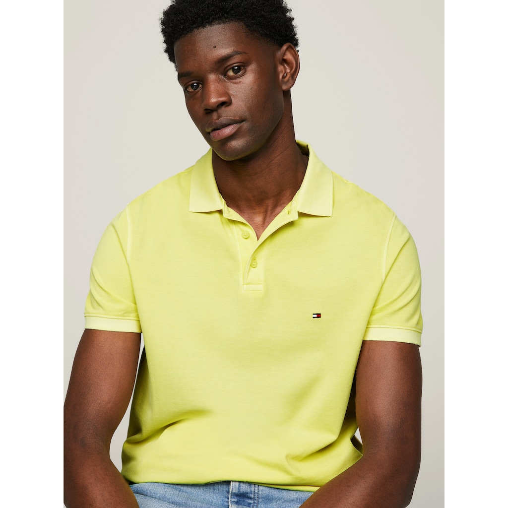 Tommy Hilfiger Poloshirt »GARMENT DYE REG POLO«, leicht gewaschene Optik