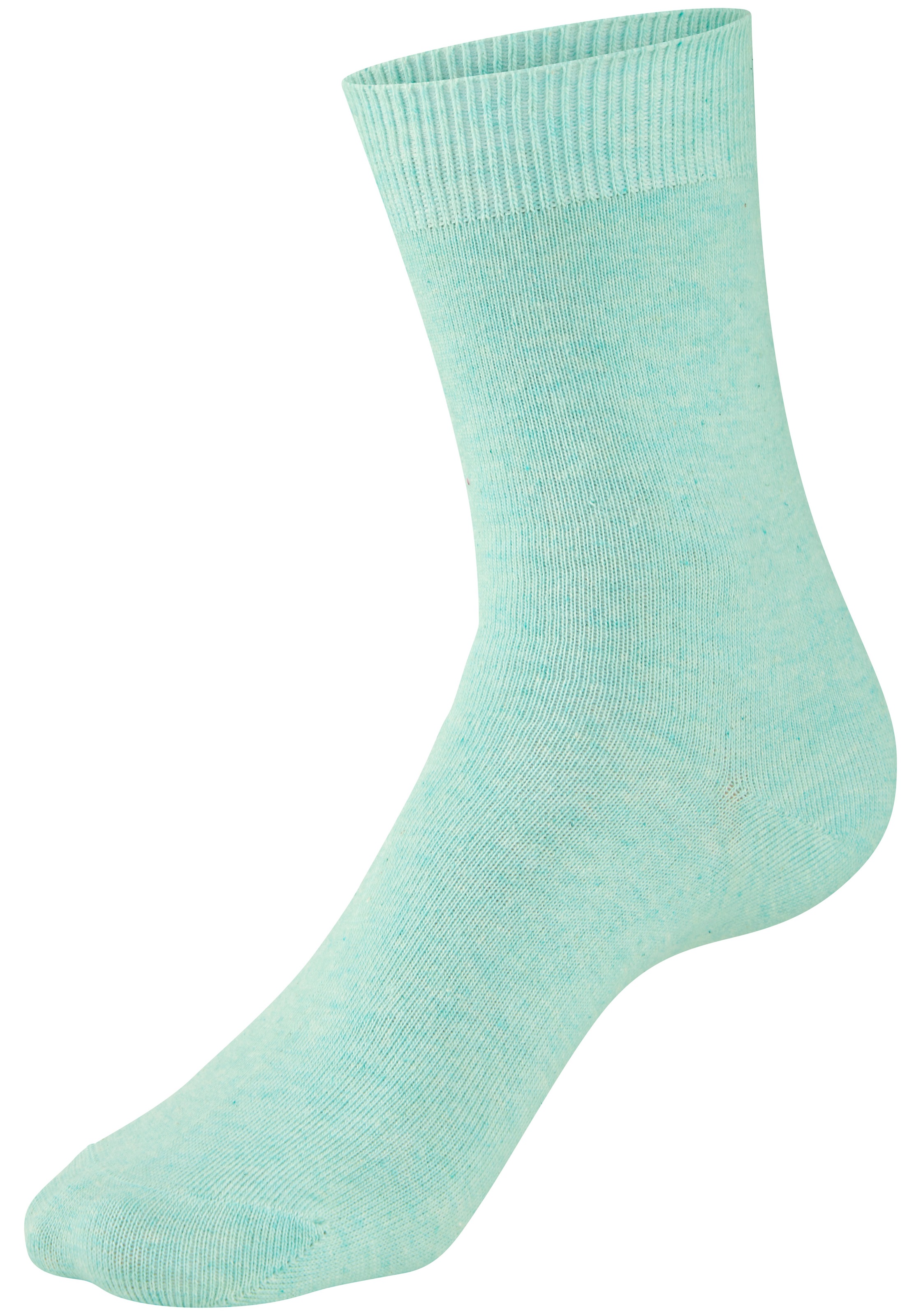 H.I.S Basicsocken »Damensocken, frische melierte Farben; casual« Packung, 20 Paar tlg. Alltagssocken in der Großpackung