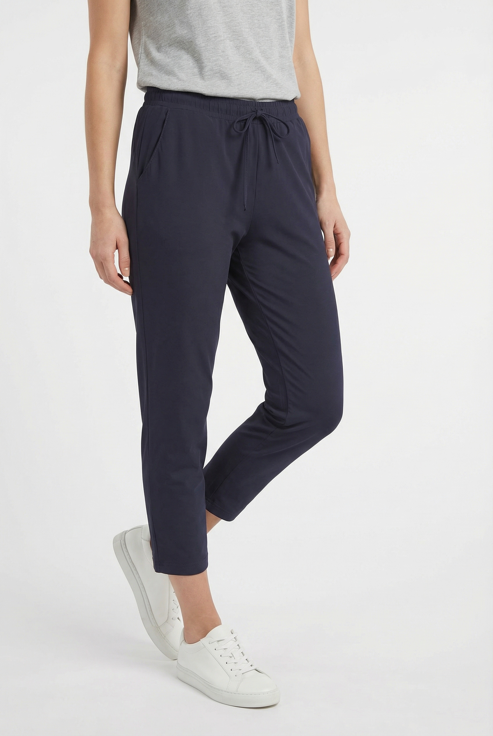 KjBRAND 7/8-Hose "Susie XS" in großen Größen, mit Bindeband