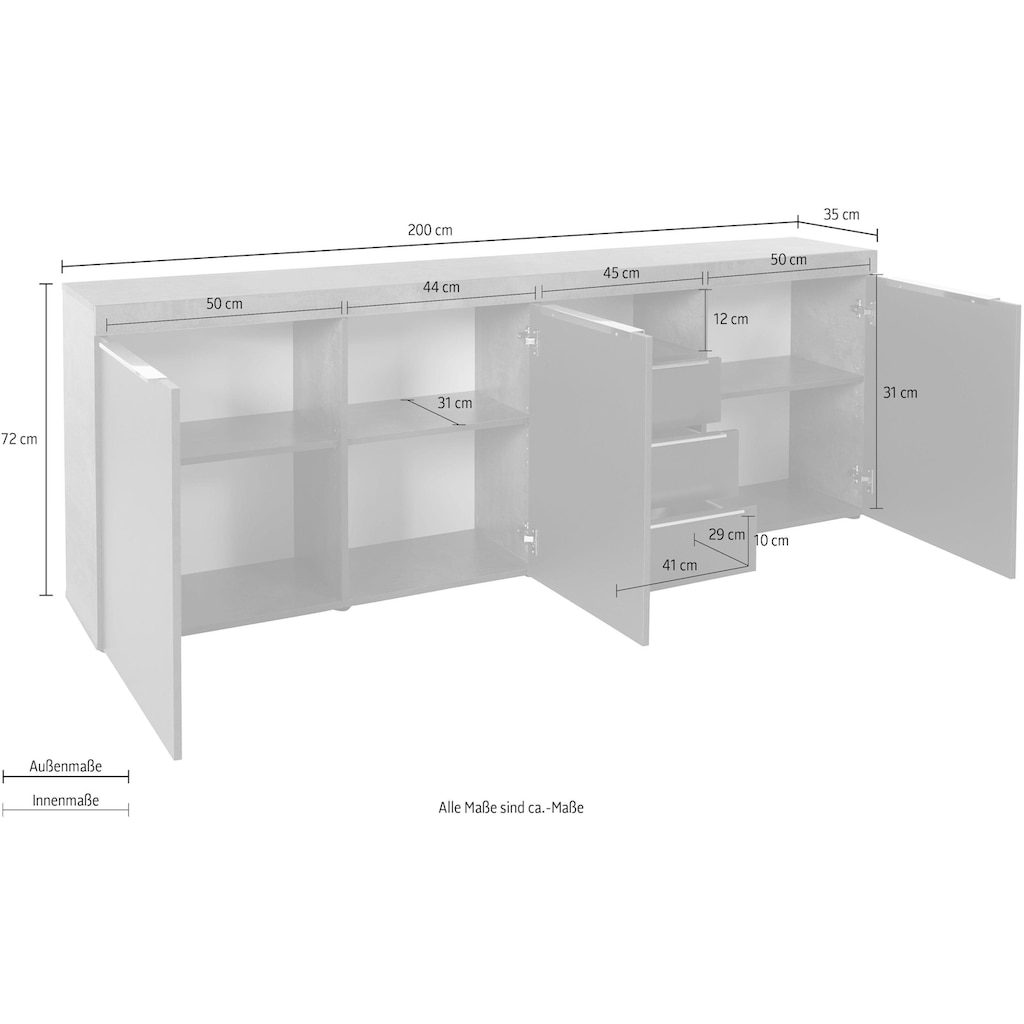 borchardt Möbel Sideboard »DURBAN«