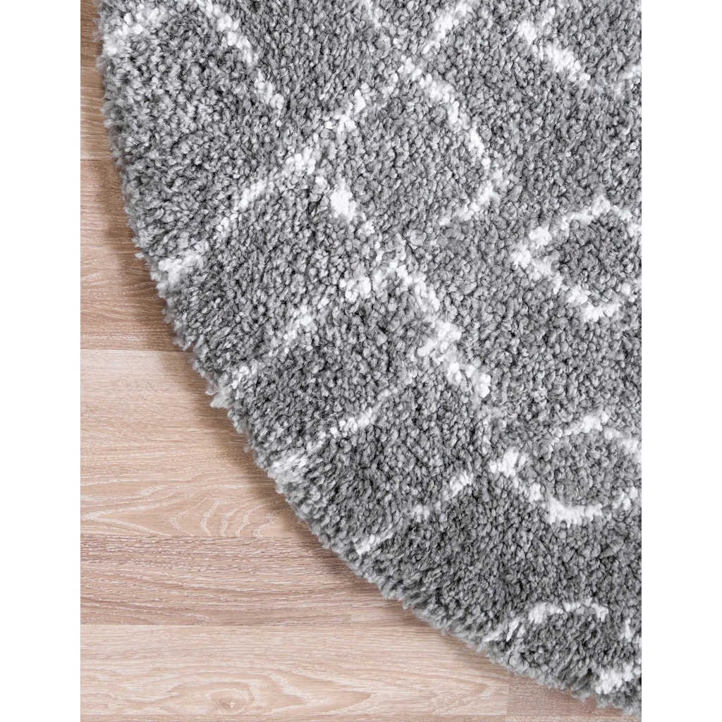 Myflair Möbel & Accessoires Hochflor-Teppich »Temara Shag«, rund