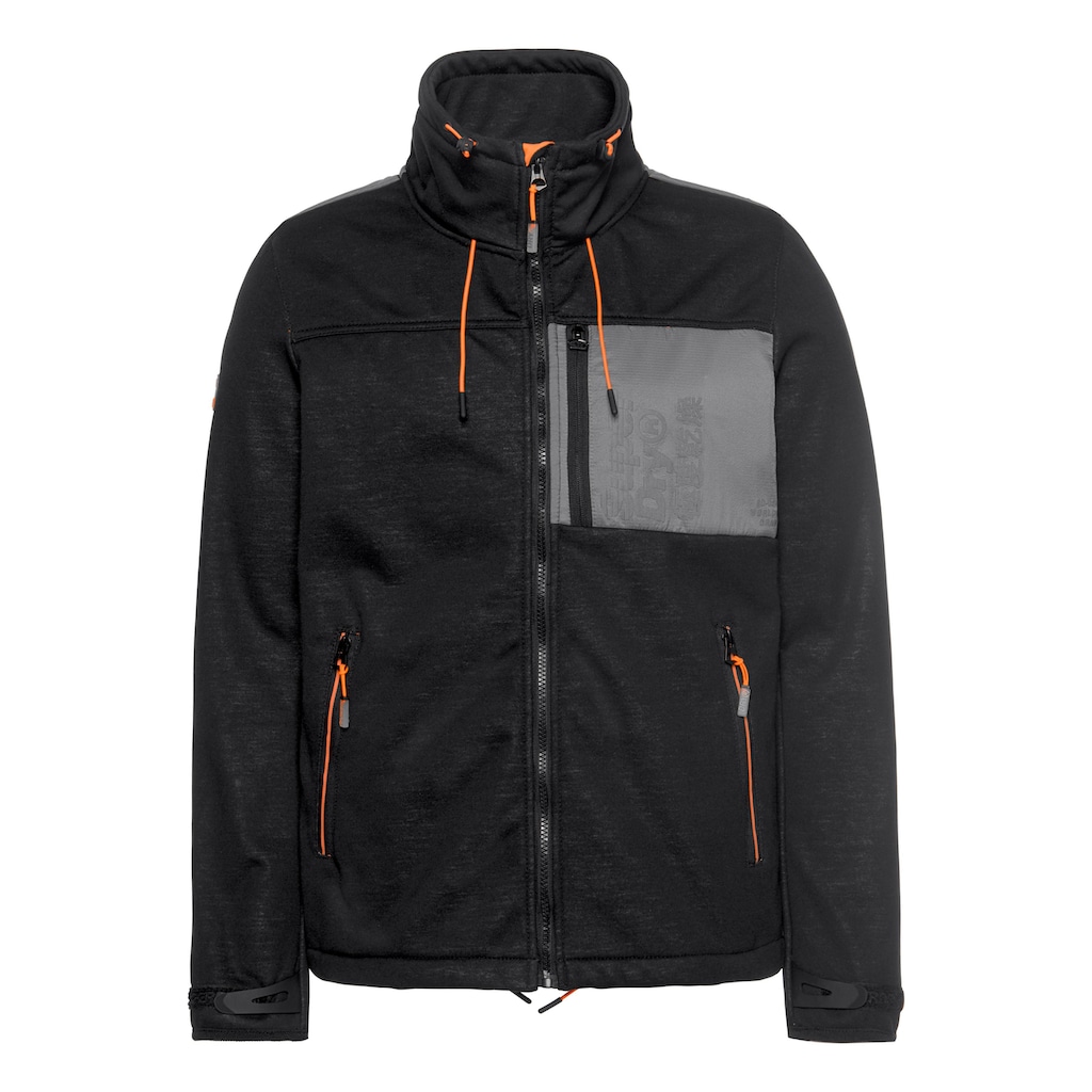 Superdry Windbreaker, ohne Kapuze, mit Kordelzug